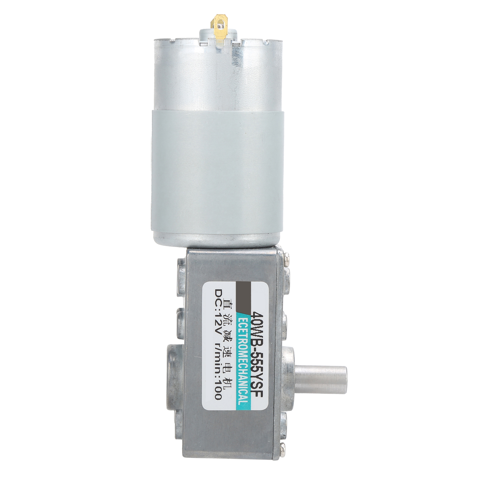 Turbinen-schneckengetriebemotor, Gleichstrom, Hohes Drehmoment, Niedrige Drehzahlregelung, Klein, 2-wege, Dc 12 V, Xd40wb-555ysf, 100 U/min