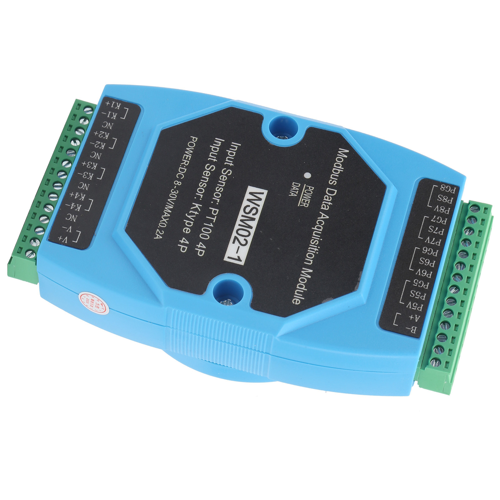 Temperaturdatenerfassungsmodul 1818300 Wsm02‑1 4pt100+4‑k-typ Für Die Industrie