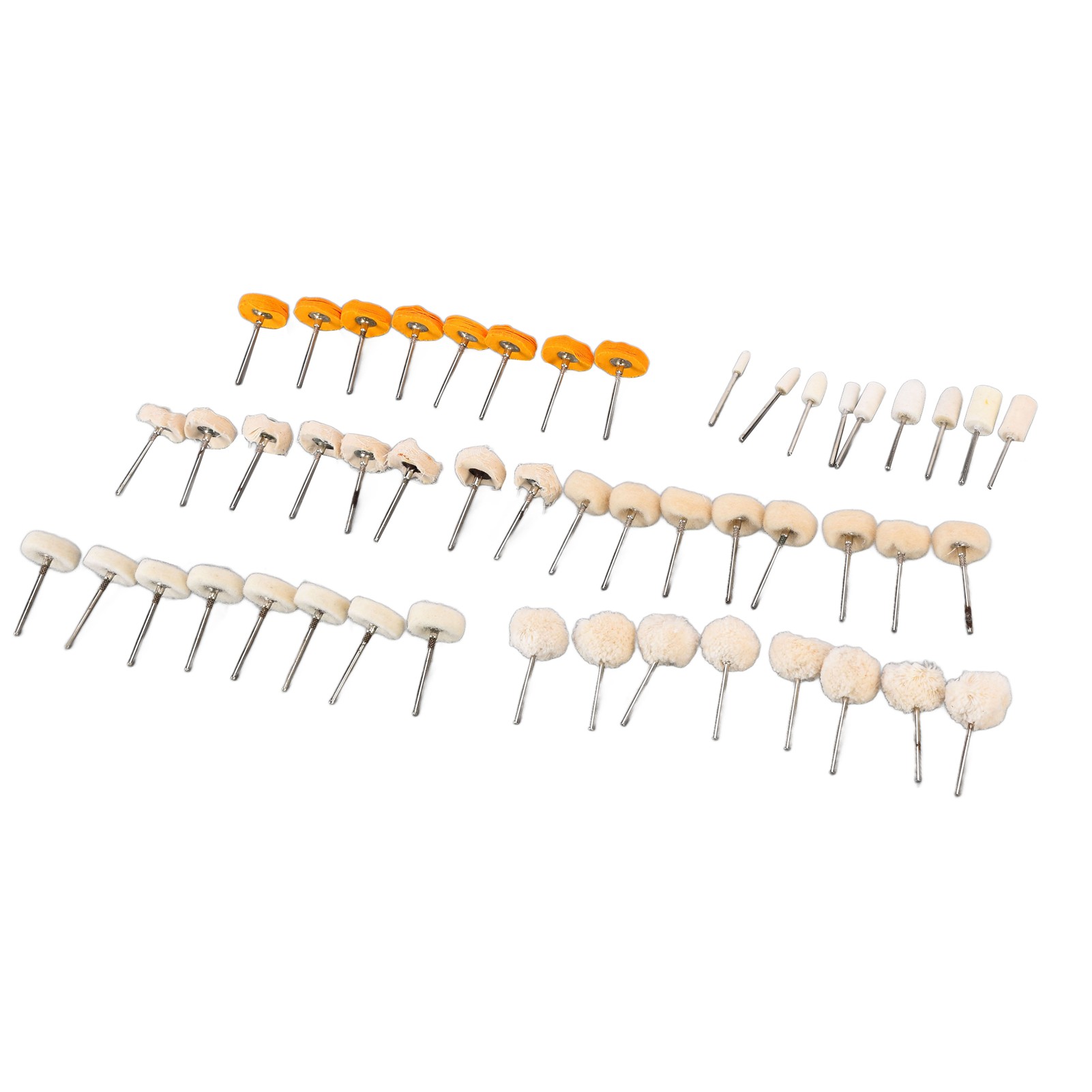 50-teiliges Polierkopf-set Mit 3-mm-dorn, Polierscheibe, Minibürste Und Zubehör Für Heimwerker