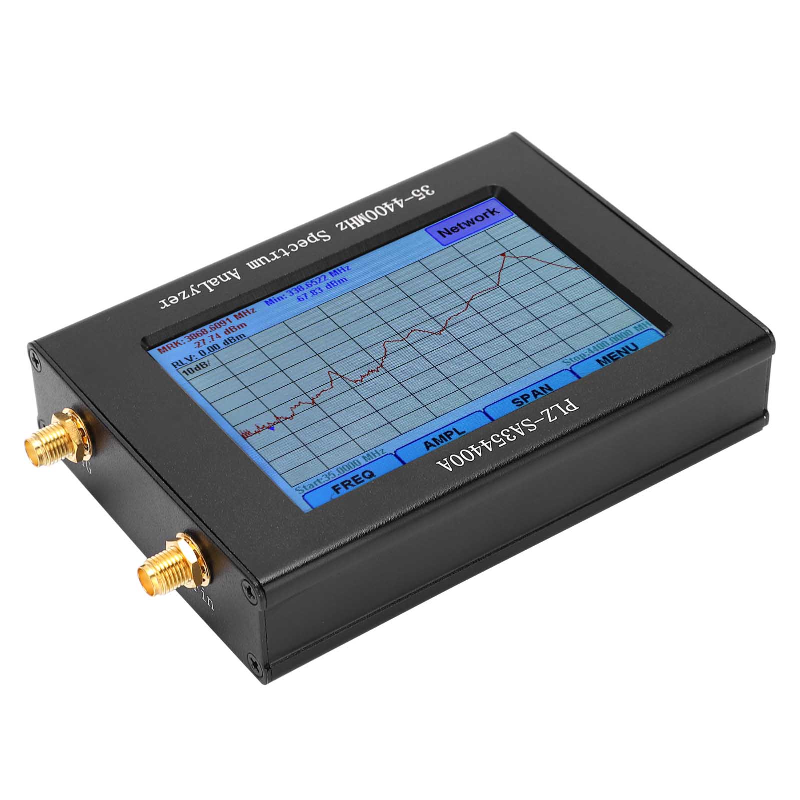 Spektrumanalysator (35–4400 Mhz), 3,5-zoll-tft-display, Usb 2.0/usb 3.0, Tracking-quelle, Einfacher Sweep-generator