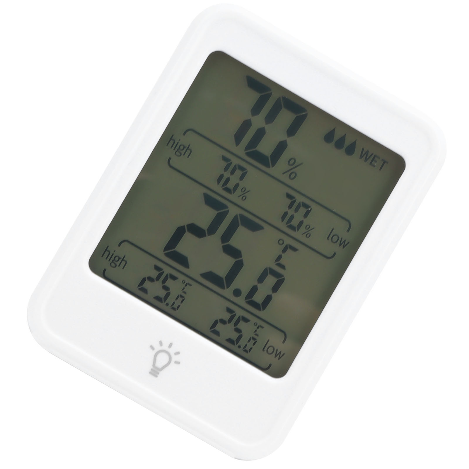 Mc41 Digitales Thermometer-hygrometer Mit Lcd-display Und Weißer Hintergrundbeleuchtung