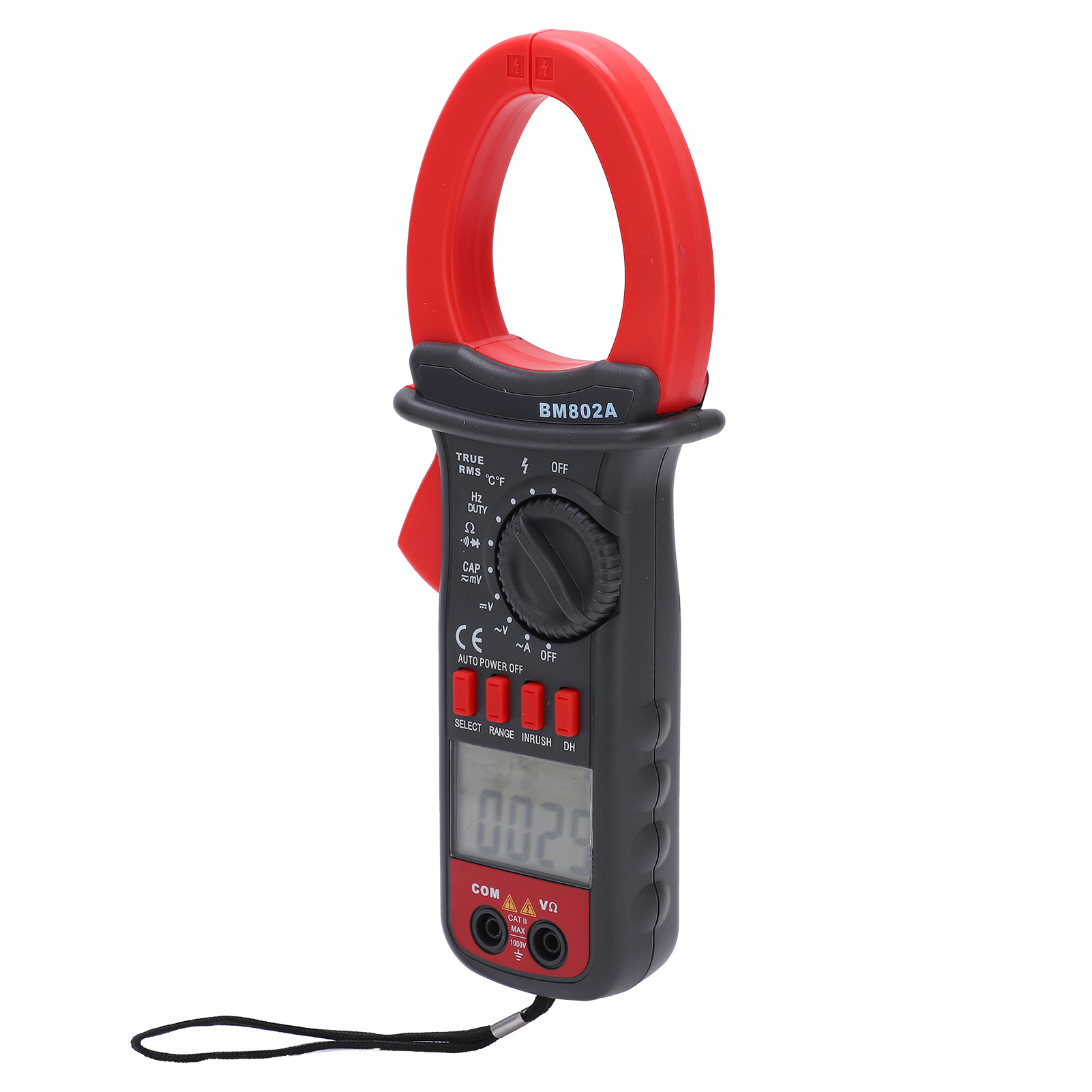 Bm802a Digitales Multimeter Mit Automatischer Bereichswahl, Lcd-anzeige, Stromzange, Wechsel- Und Gleichspannung, Strom, Widerstand Und Kapazität