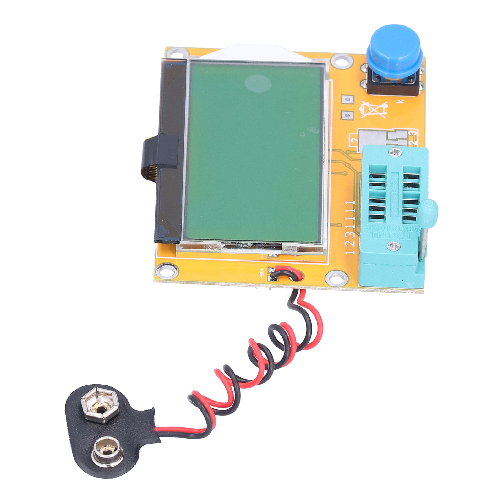 Transistortester Mit Hintergrundbeleuchtetem Lcd-display, Kapazitätsmessgerät, Modulprüfer Und Detektor