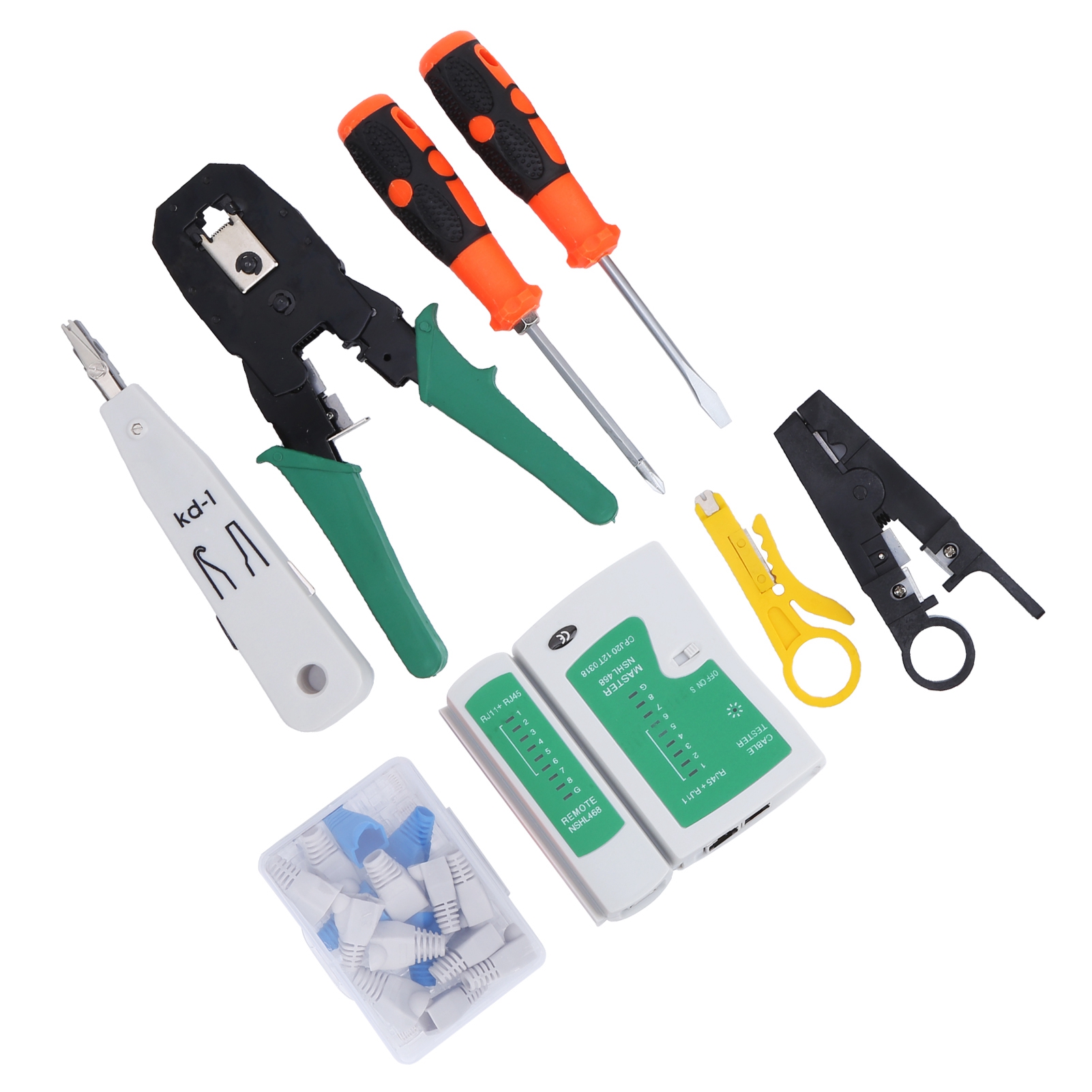 Netzwerkkabel-reparatur- Und Wartungsset, Kabeltester, Tragbar, Abs-zubehör Ygp109