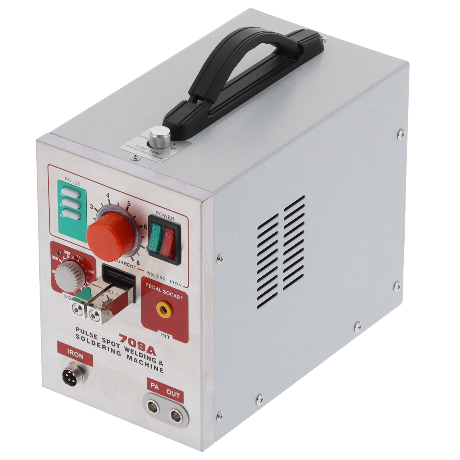 709a Akku-punktschweißgerät, Lithium-impulsschweißmaschine, Tragbare Lötstation, Eu-stecker 220 V