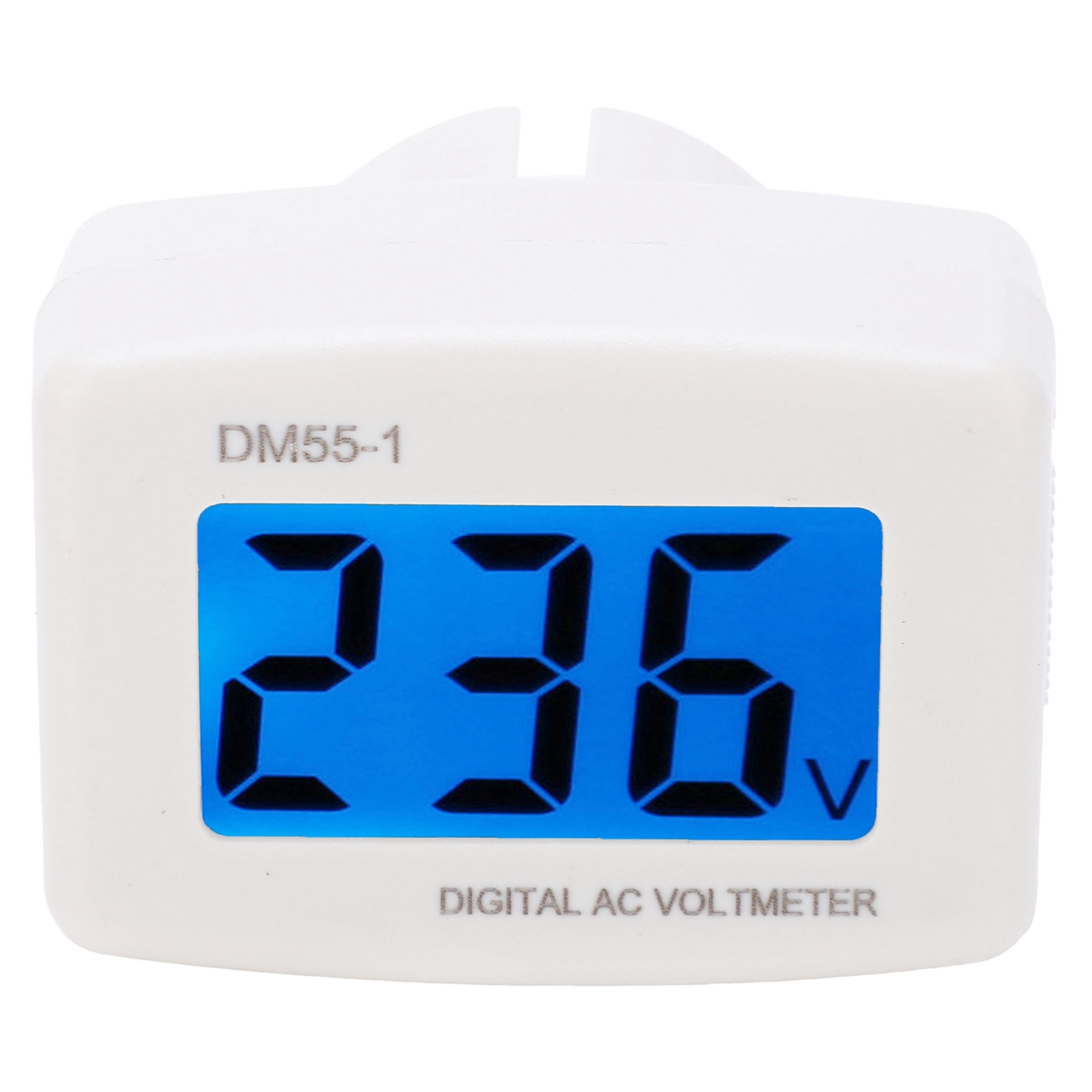 Digitales Wechselspannungsmessgerät Für Den Haushalt, Voltmeter Und Amperemeter Dm55-1, Eu-stecker, Ac 80–300 V