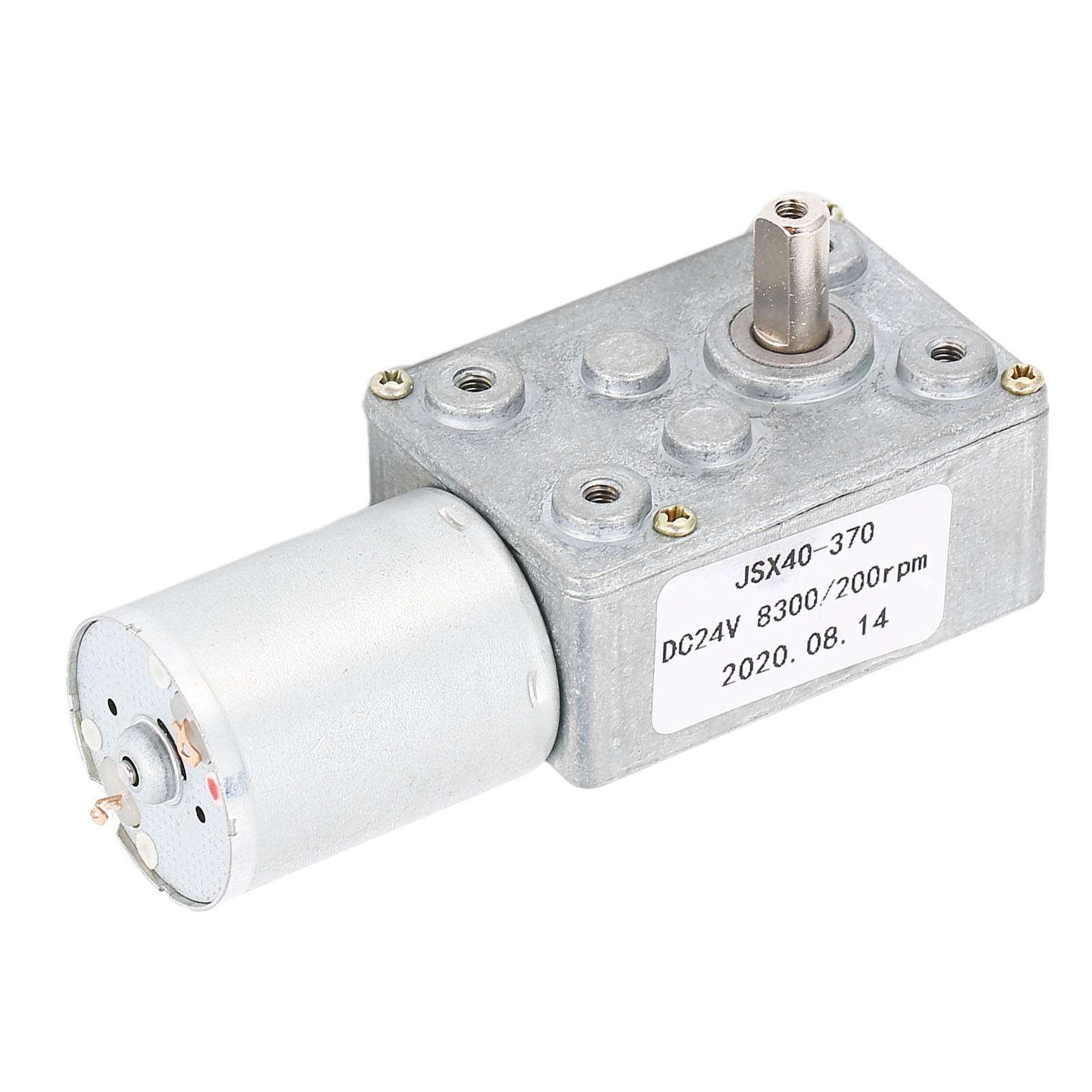 Turbinenmotor, Schneckengetriebemotor, Selbsthemmend, Drehzahlreduzierung, Mikro-elektromotor, 200 U/min, 24 V Dc