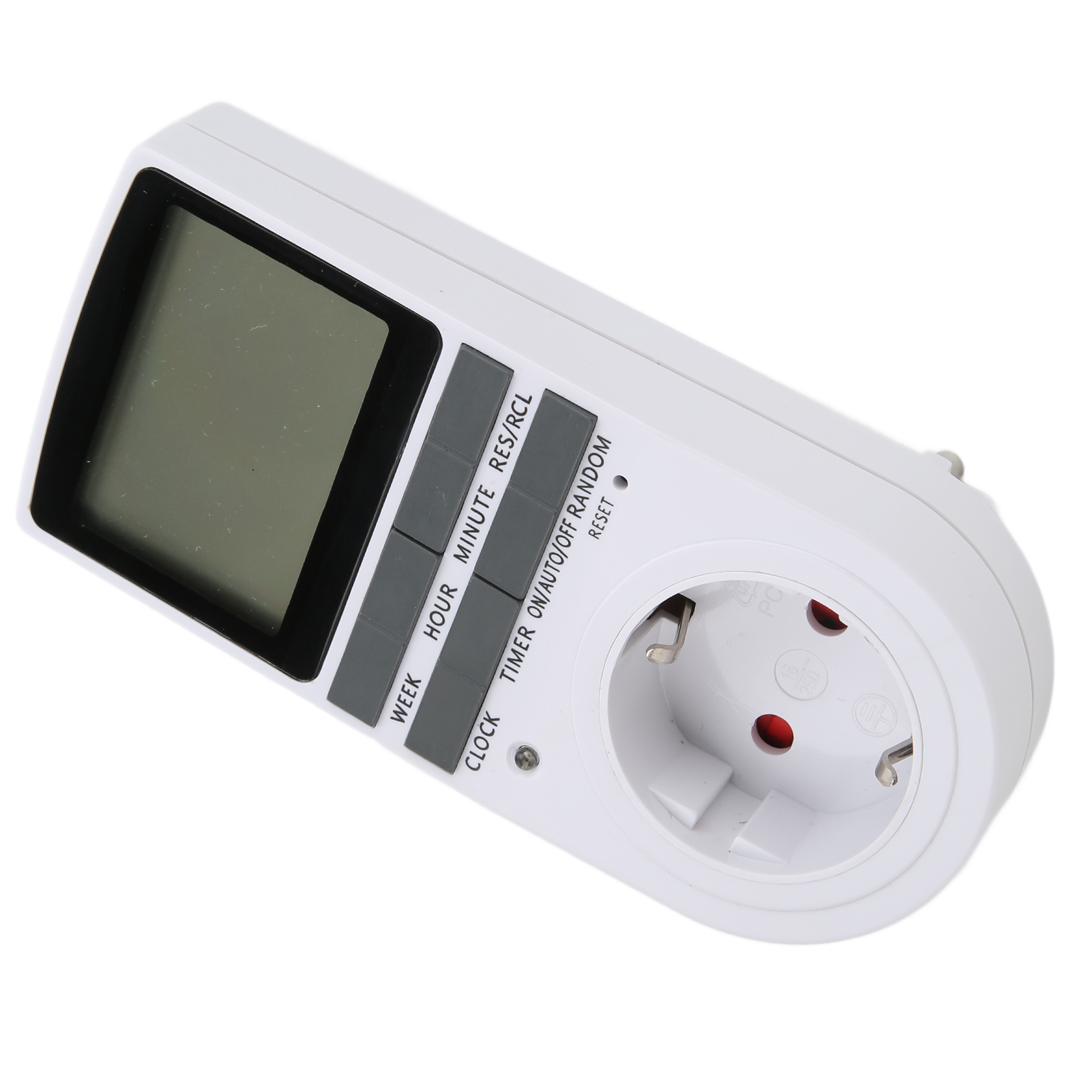 Dt01 Steckdosen-zeitschaltuhr, Automatischer Zeitschalter, Programmierbarer Zeitschalter Für Haushaltsgeräte, Eu-stecker, 230 V