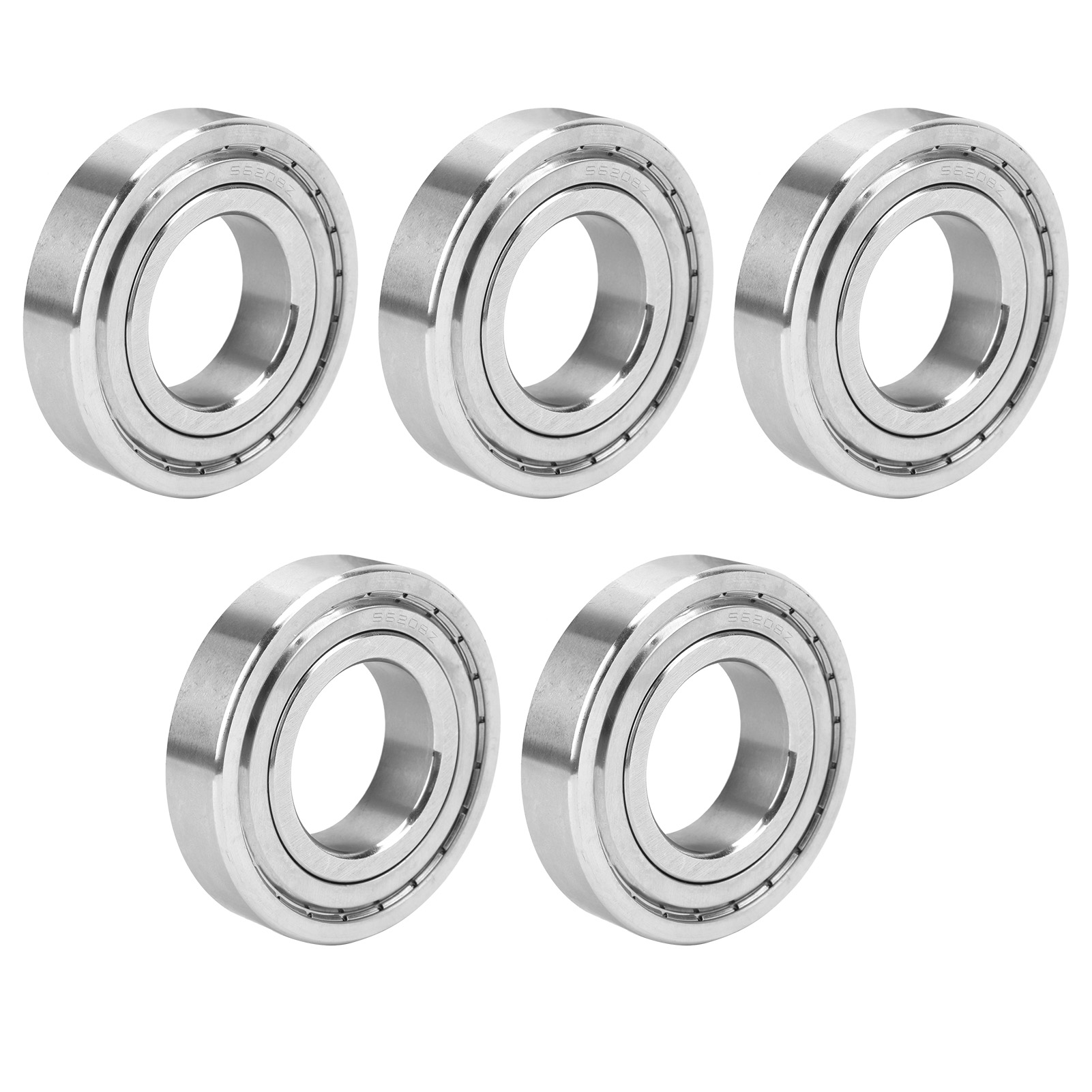5 Stück Miniatur-kugellager Aus Edelstahl Für Hochgeschwindigkeits-anlagenteile S6208zz 80x40x18mm