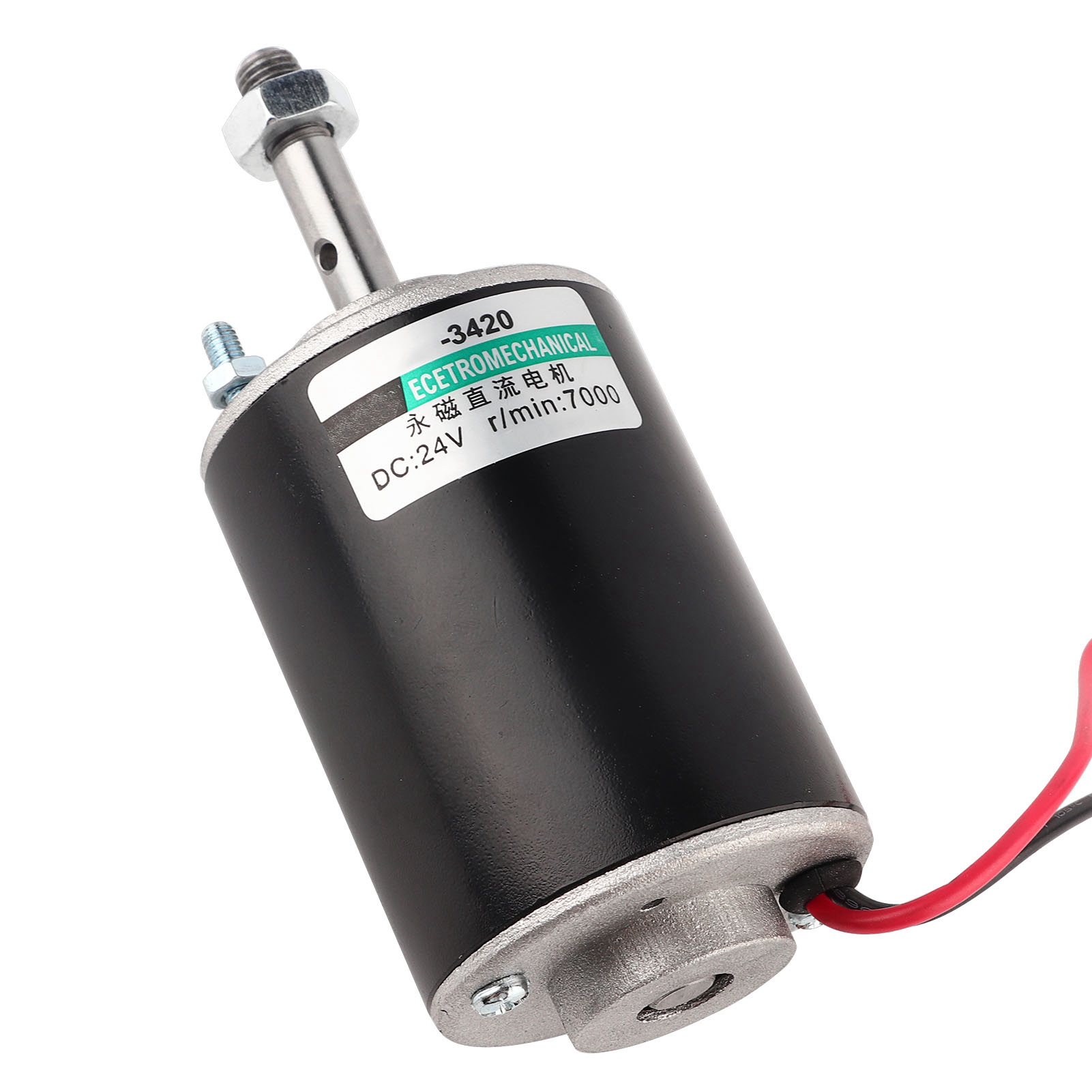 Gleichstrommotor Mit Permanentmagnet, Hohe Drehzahl, Geräuscharm, Cw/ccw, Mini-bürstenmotor, 30 W, 24 V, 7000 U/min