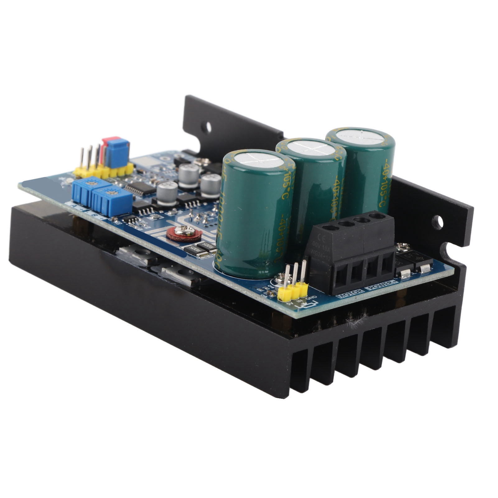 Asmb-03 Einkanal-servomotortreiberplatine, Diy-servoreglerplatine, Hohes Drehmoment 1000 Nm, 8–48 V, 20 A