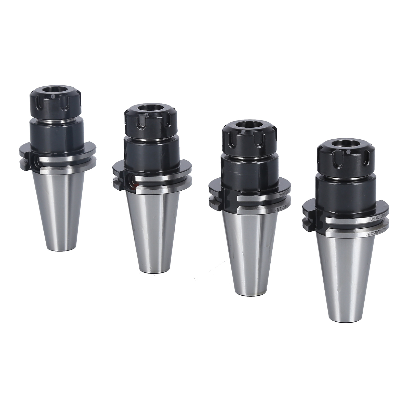 4-teiliges Werkzeughalter-spannzangenfutter Für Fräs-, Dreh- Und Bohrwerkzeuge Cat40‑er25‑2,76 Zoll (5,447 Zoll X 2,5 Zoll)