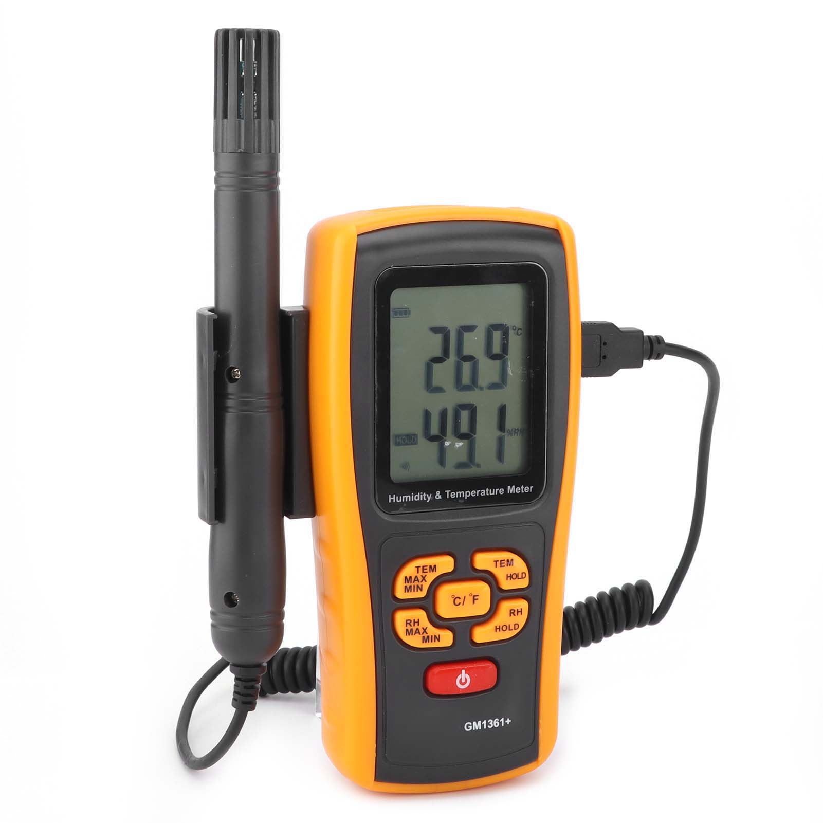Gm1361+ Elektronisches Thermometer-hygrometer, Tragbares Handmessgerät Für Temperatur Und Luftfeuchtigkeit