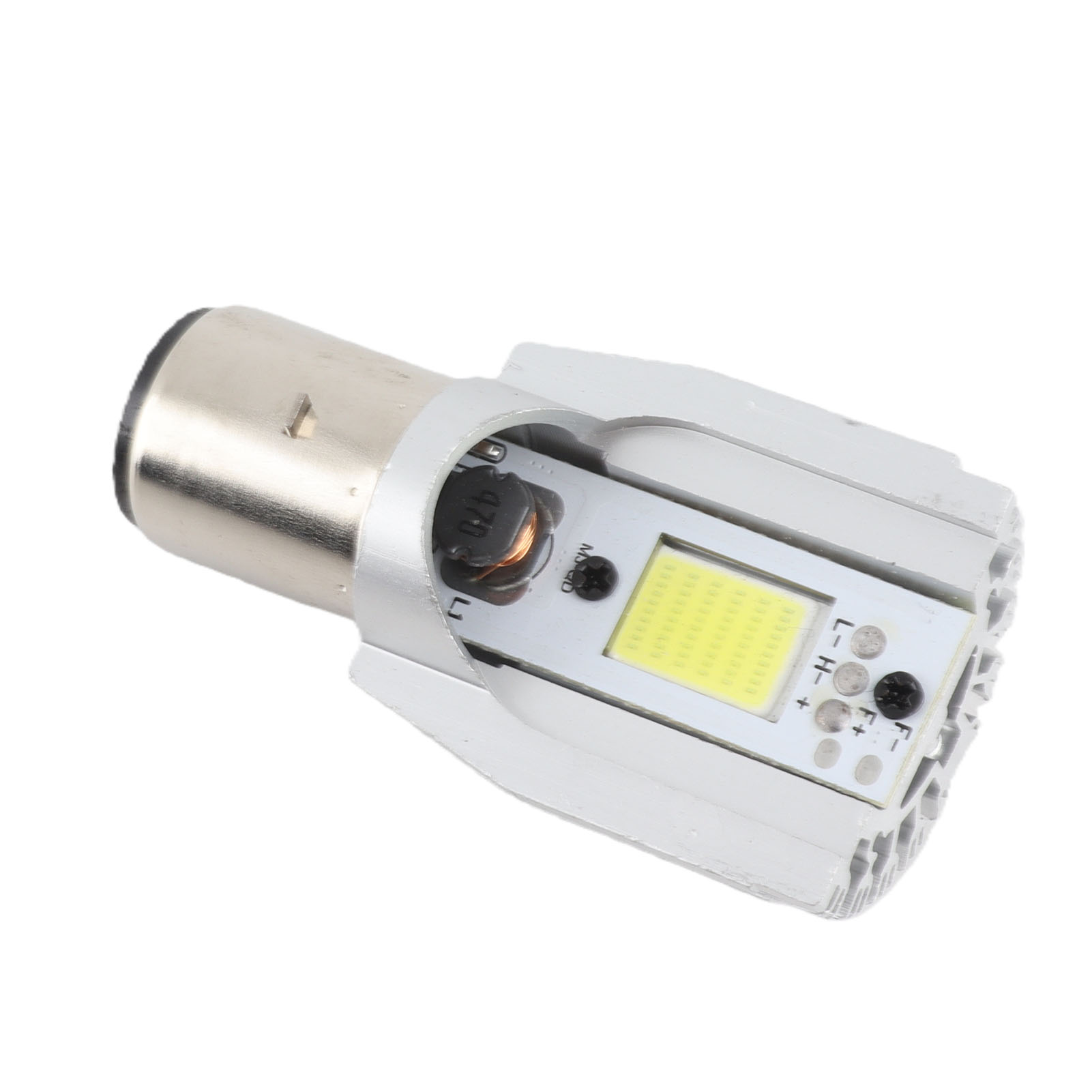 Motorrad-scheinwerferlampe M2s H6 Led Weißlicht Mit Superhellem Cob-chip Dc8–80v 12w
