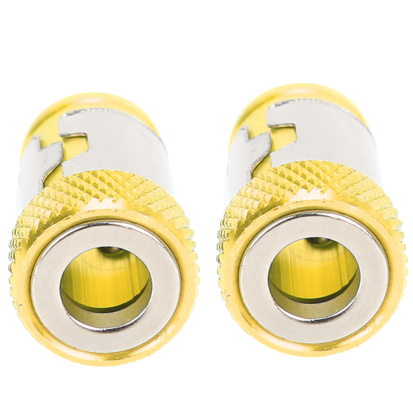 2 Stück Magnetisierungsringe, Universell, Metrisch, 1/4 Zoll, Magnetische Stahlschraubendreherbits, Zubehör, Gelb