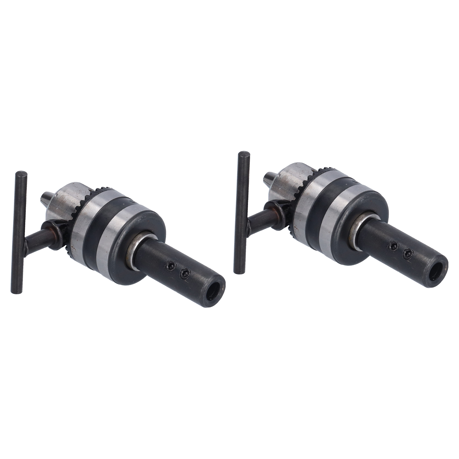 2 Sätze Bohrfutterschlüssel, 3-backen-adapterwerkzeug Mit 1/2"-rundschaft, Spannbereich 1–10 Mm