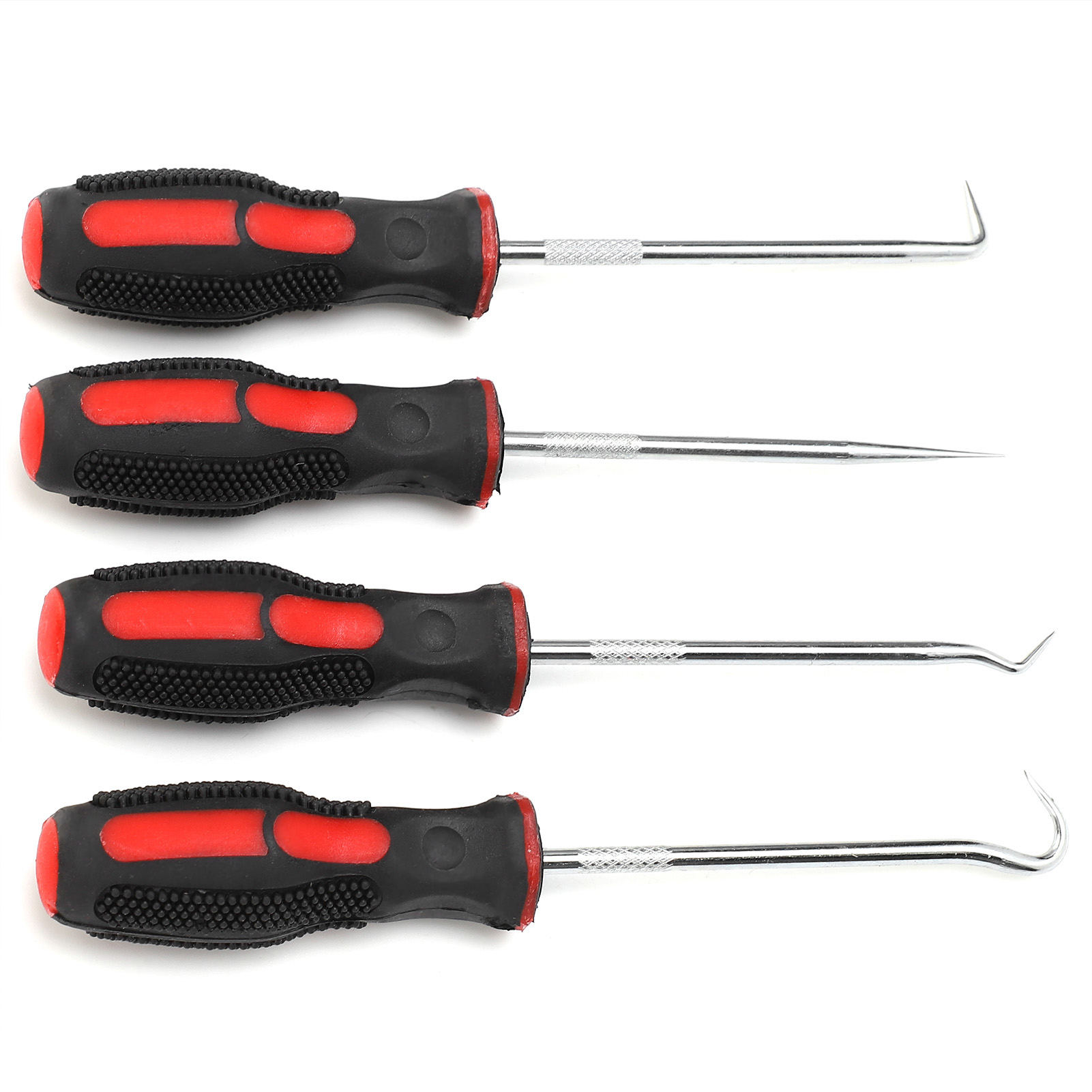 4-teiliges Set Öldichtungsschraubendreher Nr. 45 Aus Kohlenstoffstahl Mit Haken Und Rutschfestem Griff Für Reparaturen