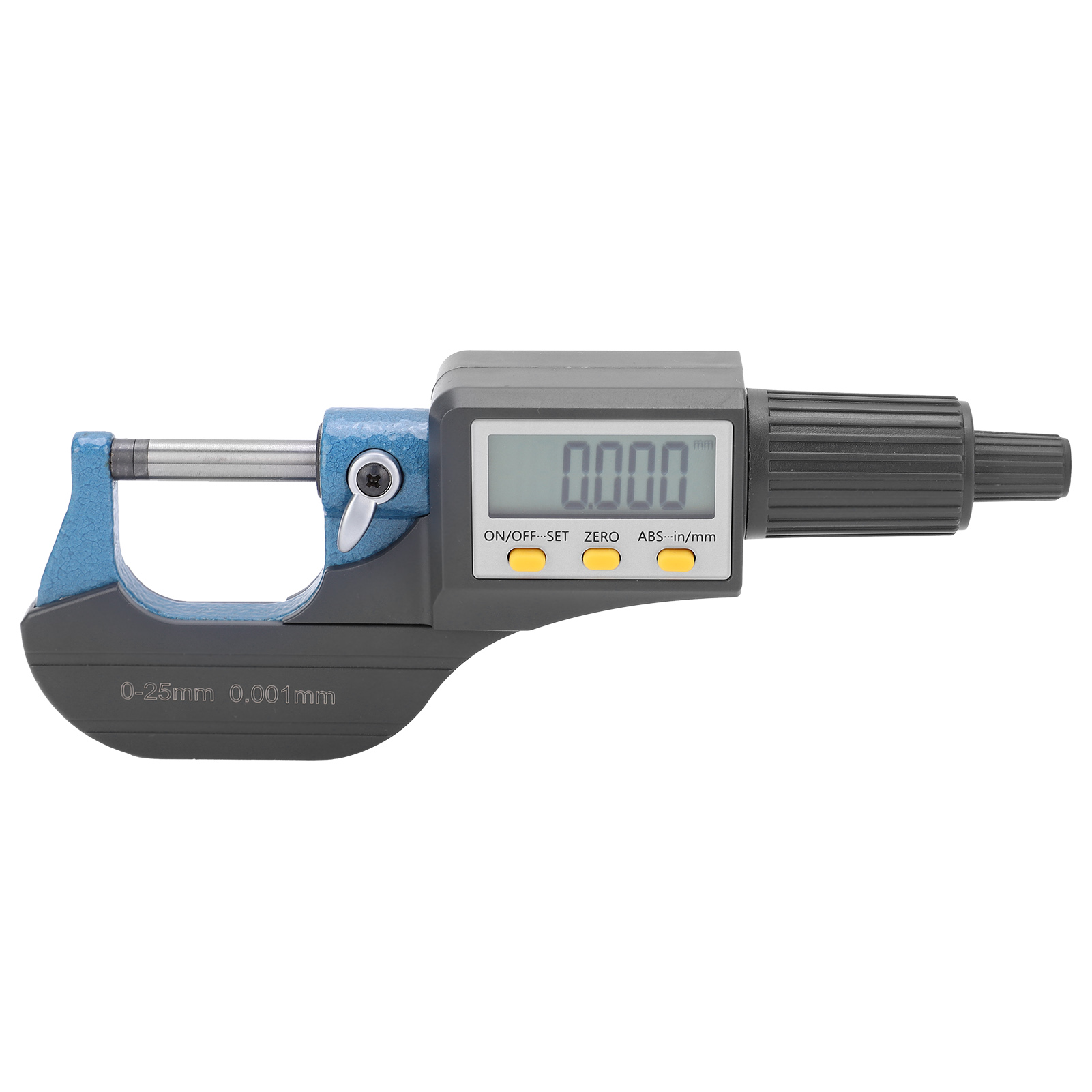 Digitales Mikrometer Mit Lcd-anzeige Und Feineinstellraste Zur Wanddickenmessung