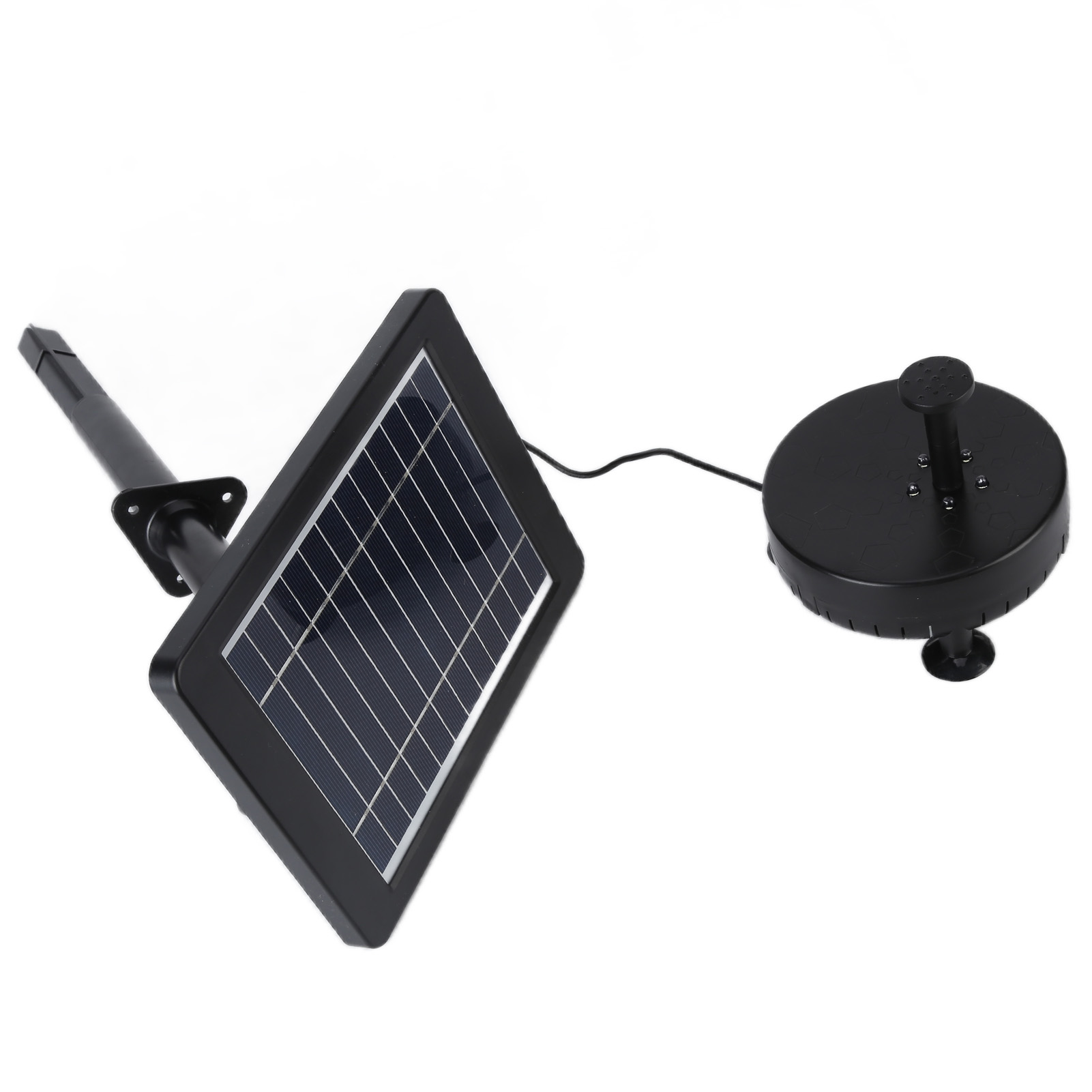 Vogeltränken-brunnen Mit Led-beleuchtung, Steckerloser Start, Schneller, Effizienter Und Stabiler Solarpumpe Für Die Gartendekoration