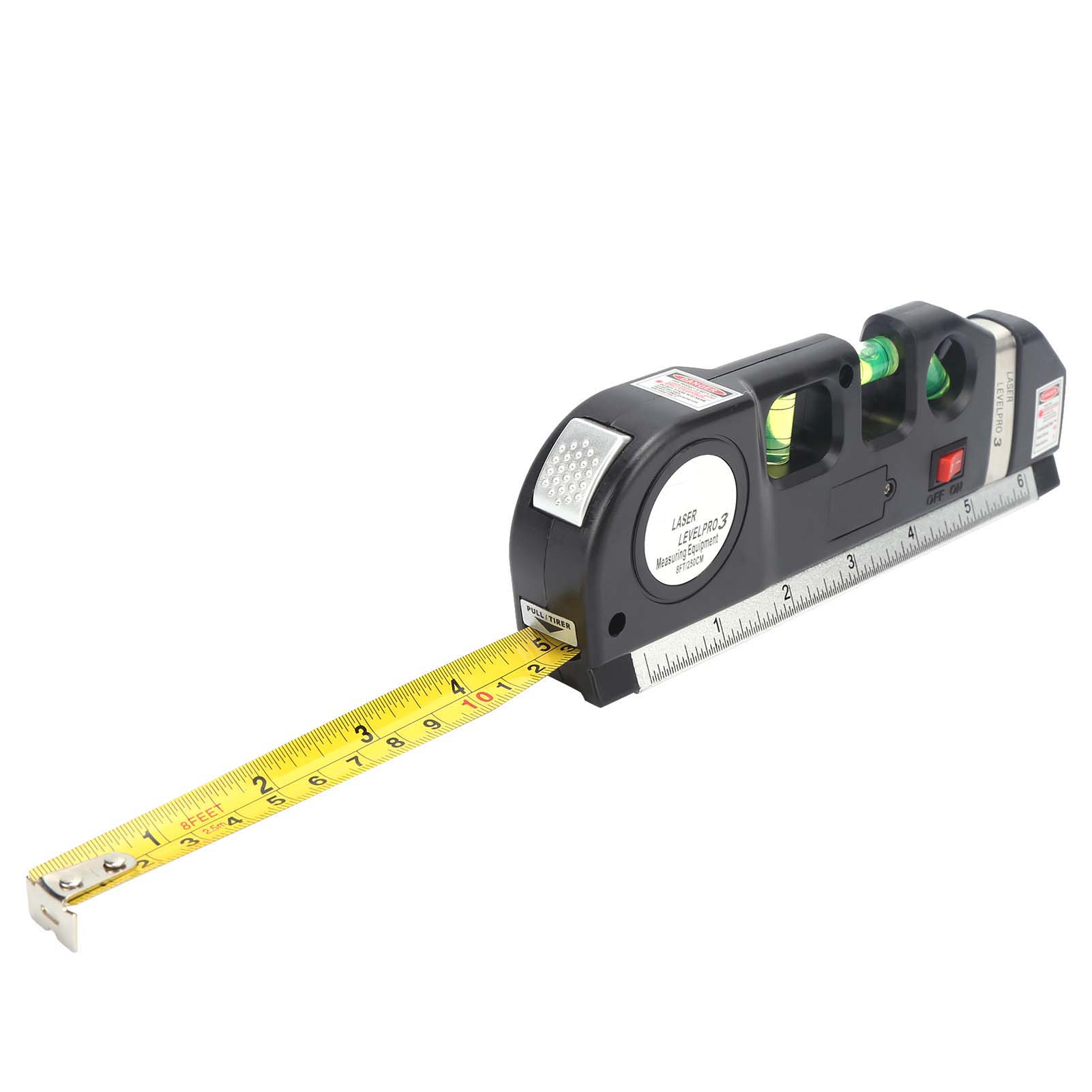 Laser-wasserwaage, Multifunktions-lineal, Messband, Maßband