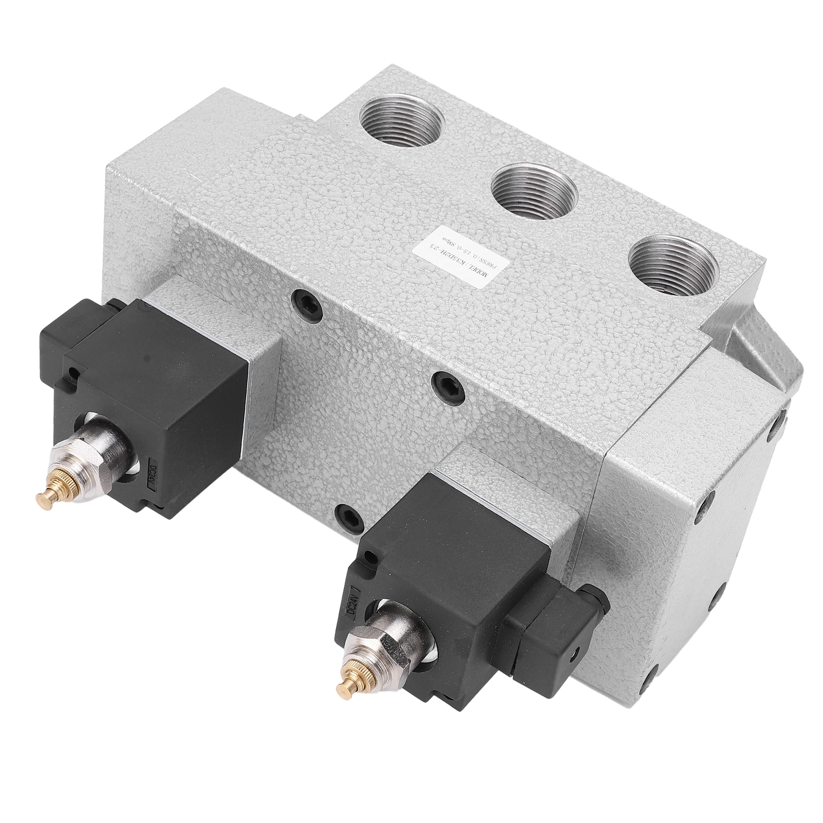Magnetventil 3-positionen 5-wege Doppel-elektrosteuerung Schiebesäulenbauweise G3/4 Zoll K35d2h-20dc24v