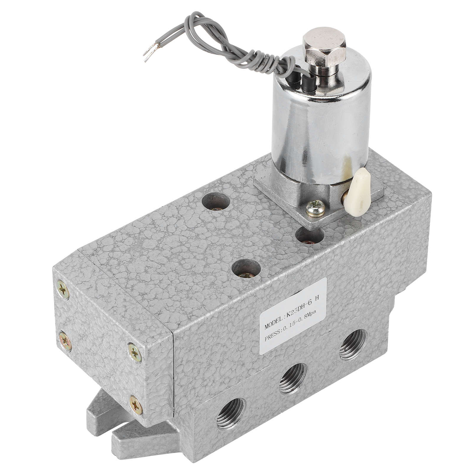 2-positionen-5-wege-elektromagnetventil, Einzelsteuerung, Industriebedarf, G1/8 Zoll, K25dh-6 Hdc, 24 V