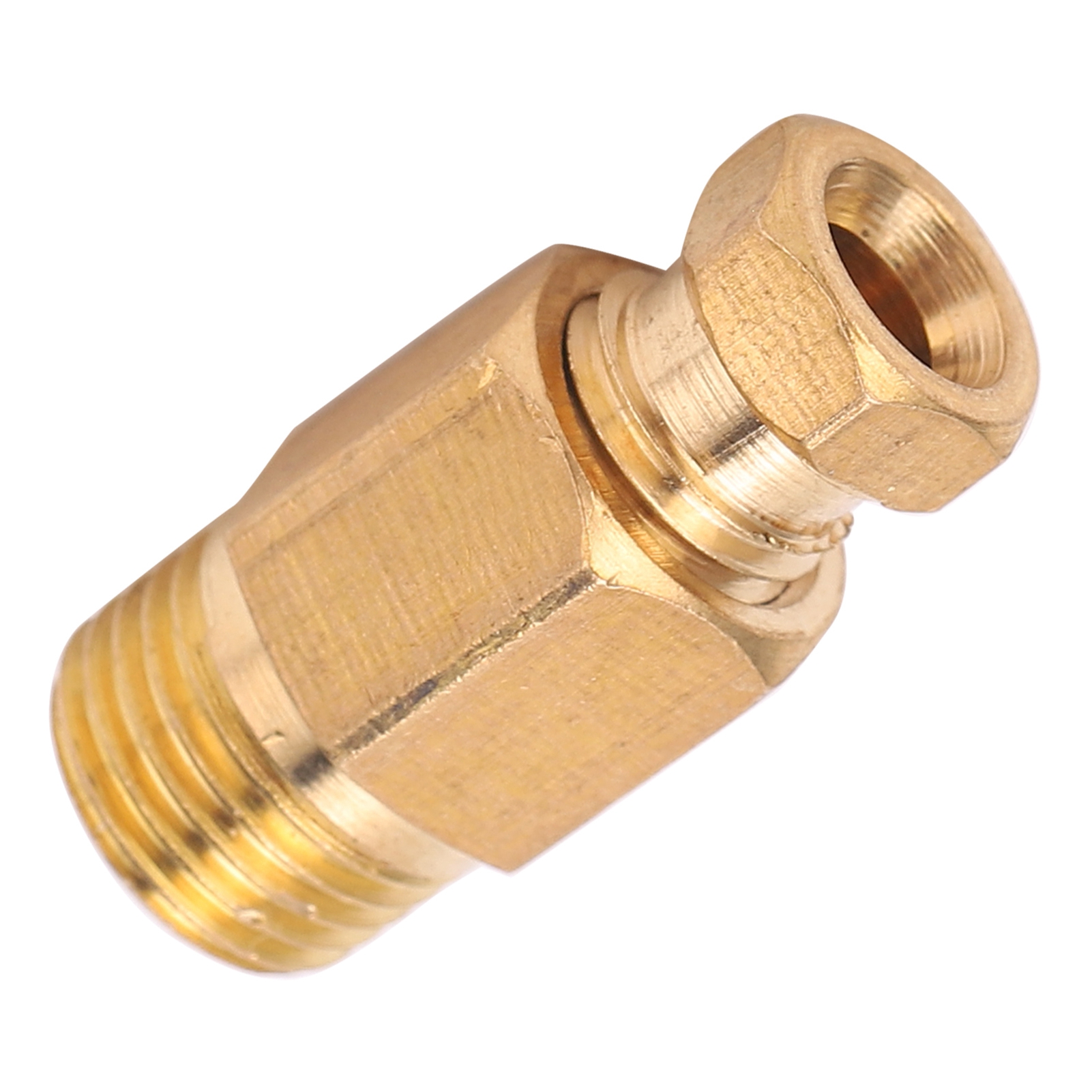 Ölrohrverbinder Aus Messing, Gerader Adapter Für Nylon-, Kupfer- Und Aluminiumrohre Pd418