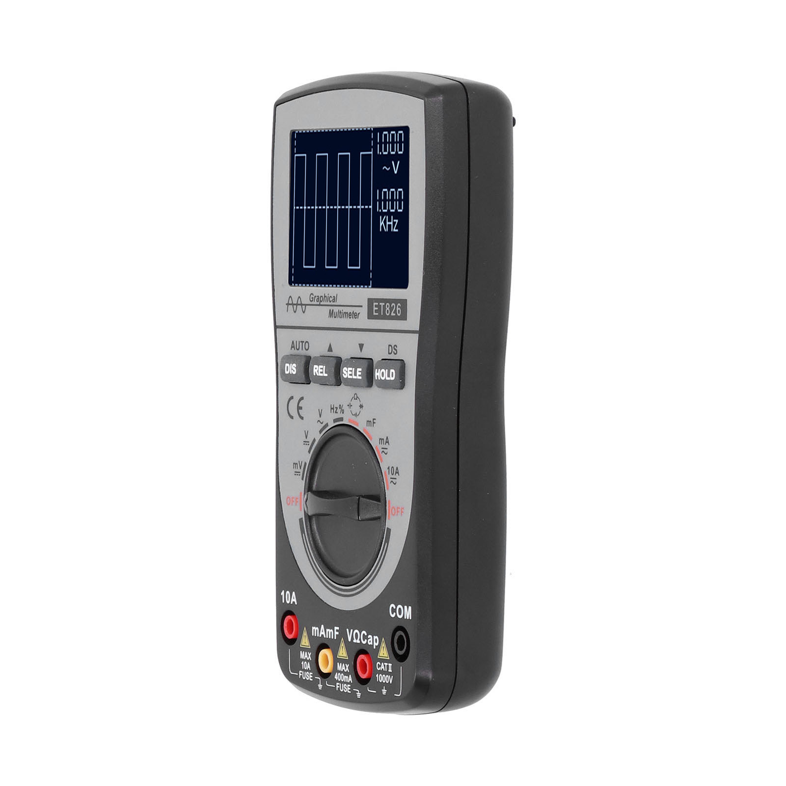 Et826 2-in-1-multimeter Mit Automatischer Bereichswahl, Farbdisplay Und Oszilloskop-wellenformanzeige – Das Perfekte Testwerkzeug