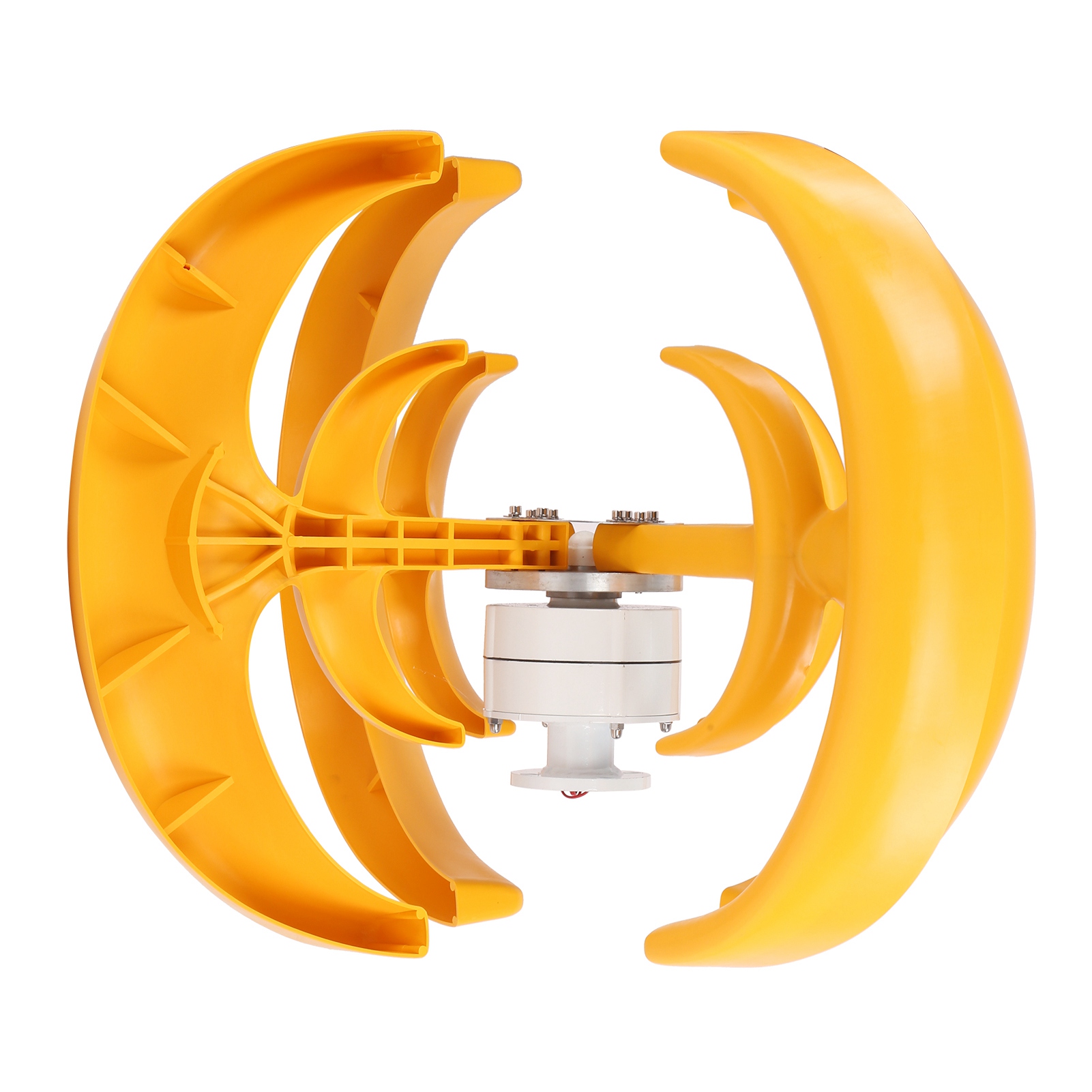 Windgenerator, Doppelwandig, Laternenform, 4 Flügel, Vertikal, Stromerzeugungskomponenten, 800 W, 48 V