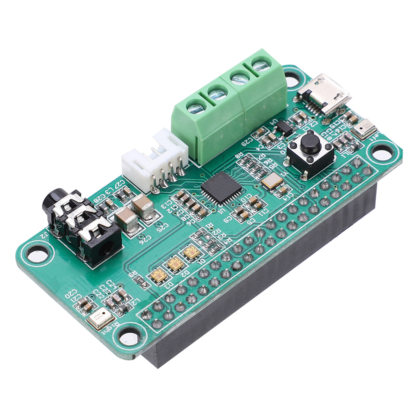Audio-dekodierungsmodul Mit Zwei Mikrofonen Und Spracherkennung Wm8960 Für Raspberry Pi Zero Dc5v
