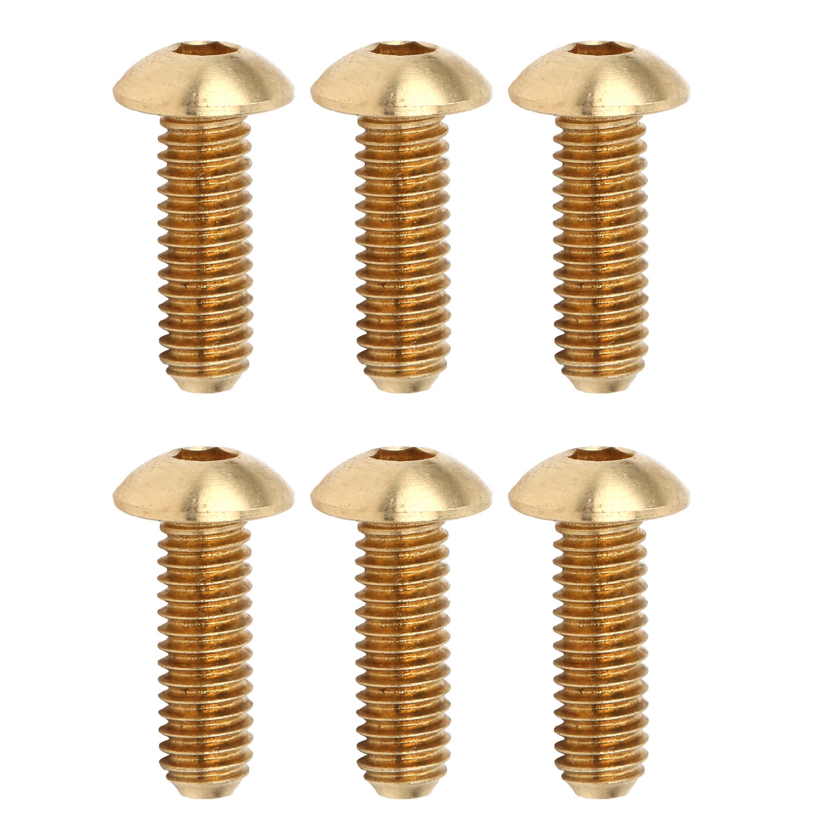 50 Stück Innensechskantschrauben Mit Halbrundem Kopf Aus Reinem Kupfer, Befestigungsmaterial M4 X 12 Mm