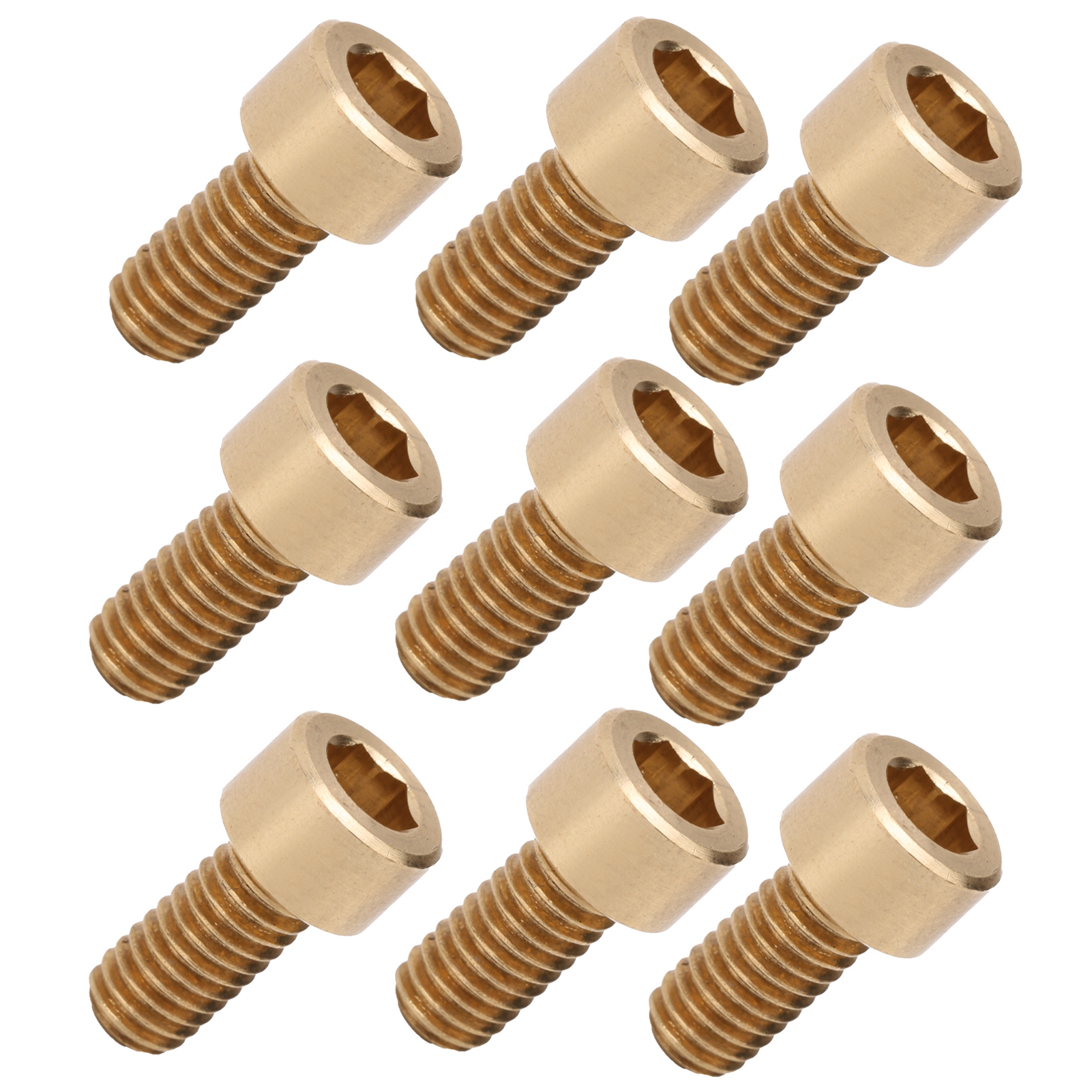 50 Stück Innensechskantschrauben, Kupferbefestigungselemente, Hardware-werkzeuge, Industriebedarf, M6m6x12mm