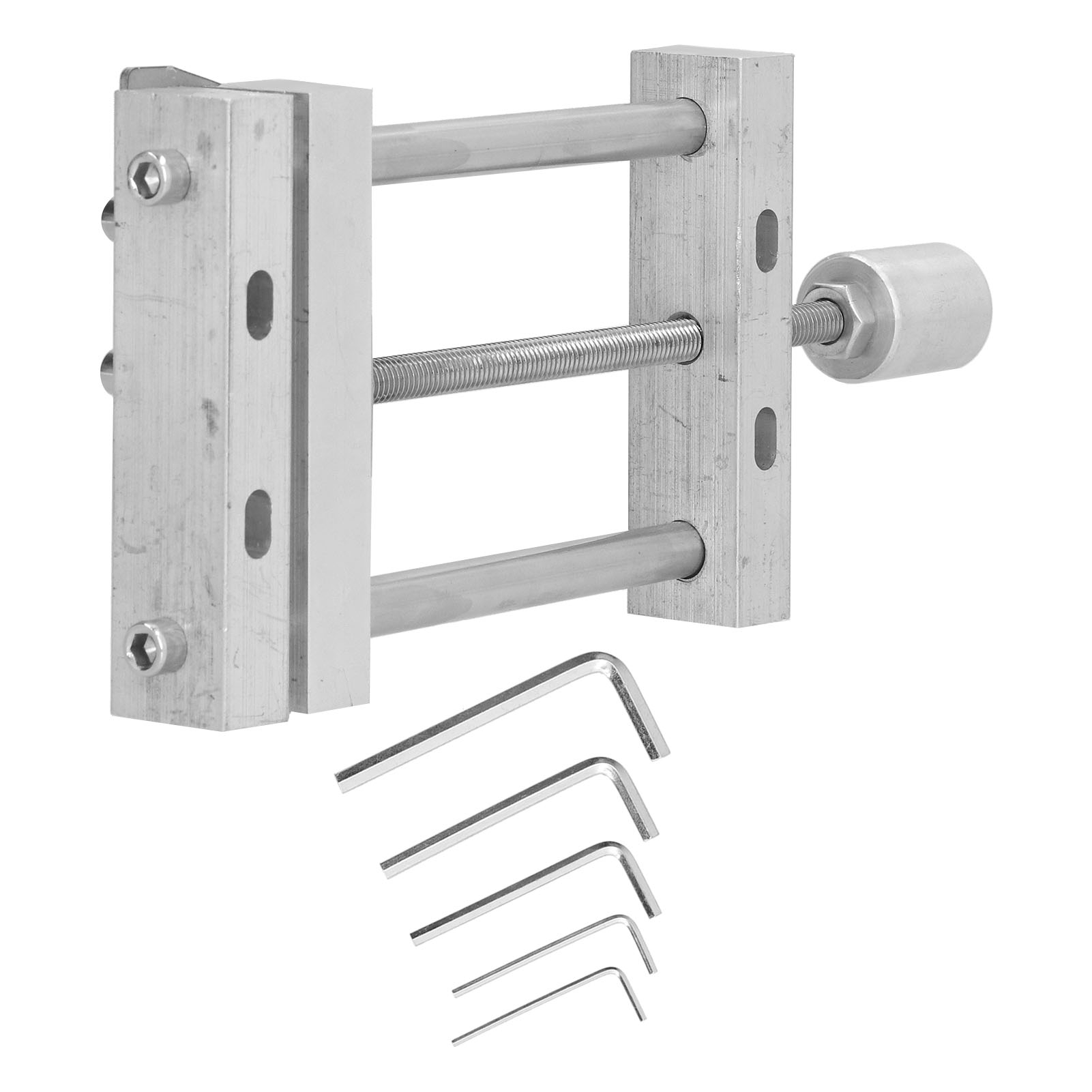 Flacher Mini-schraubstock, Metall-tischbohrmaschinen-schraubstock Mit Sechskantschlüssel Für Die Holzbearbeitung