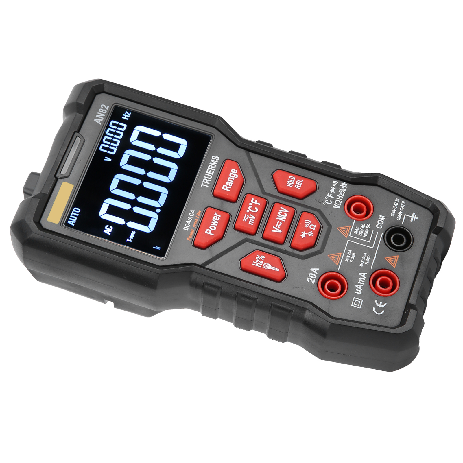 An82 Automatisches Digitalmultimeter Mit Multifunktionssonde Und Intelligenter Identifizierung Für Elektriker