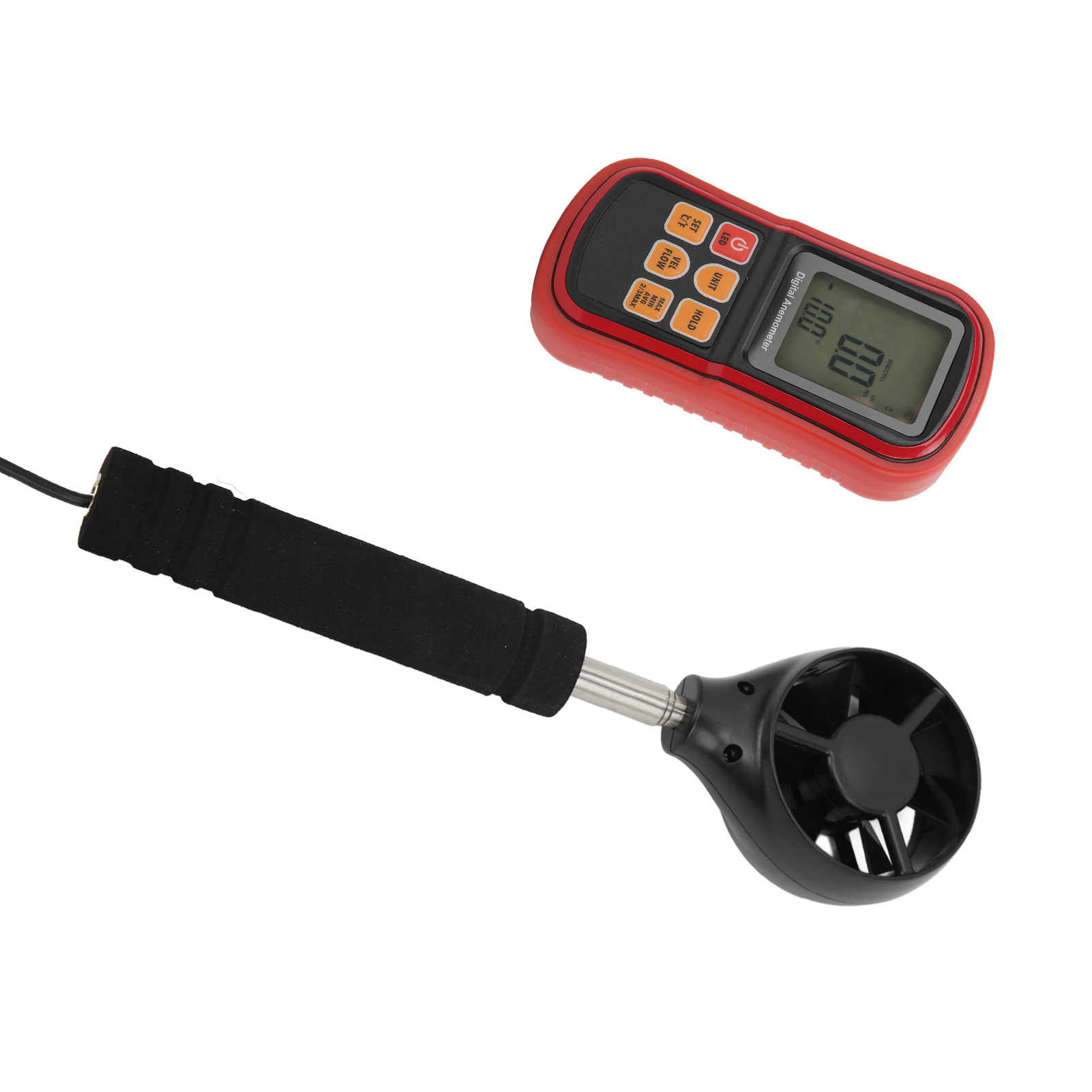 8909 Hochpräzises Digitales Handanemometer Für Windgeschwindigkeiten, Ideal Zum Segeln, Angeln Und Wandern
