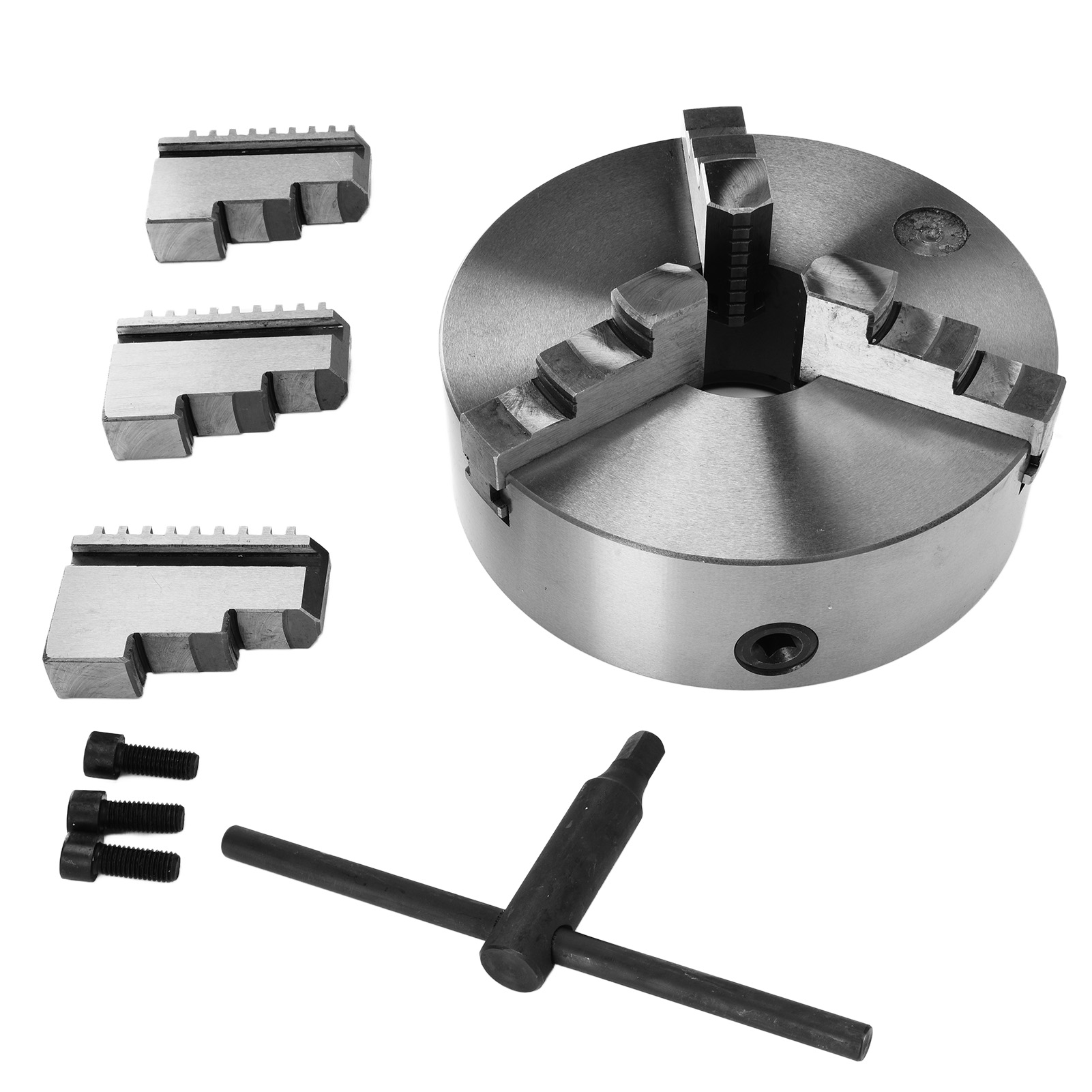 Selbstzentrierendes Drehbankfutter, Metall, 3 Backen, Zubehör-ersatzteilset Mit Schraubenschlüssel K11-250