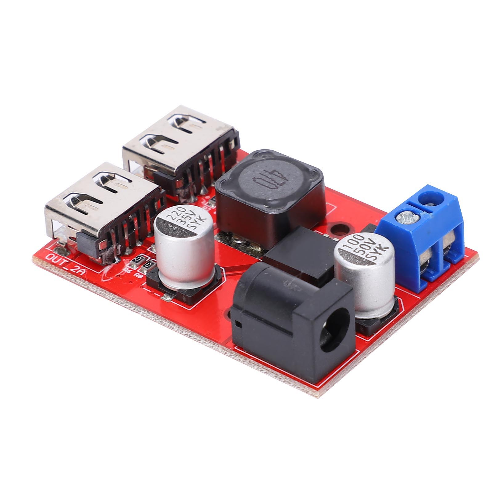 Abwärtswandlermodul 9v/12v/36v Auf 5v Einstellbares Geregeltes Netzteilmodul 3a Für Autoladung
