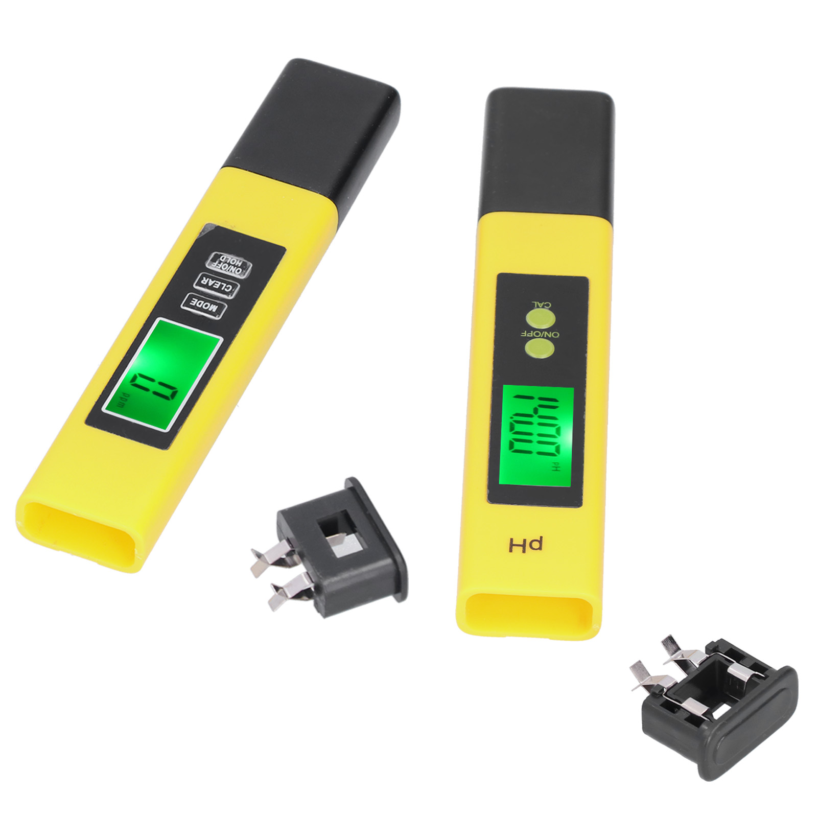 Ph-tds-messgerät-kombination 0,01 Ph Hochpräzisionsstift ±2 % Messgenauigkeit 3-in-1 Ec-temperaturmessgerät (a2 (gelb) Ph02sl (gelb))