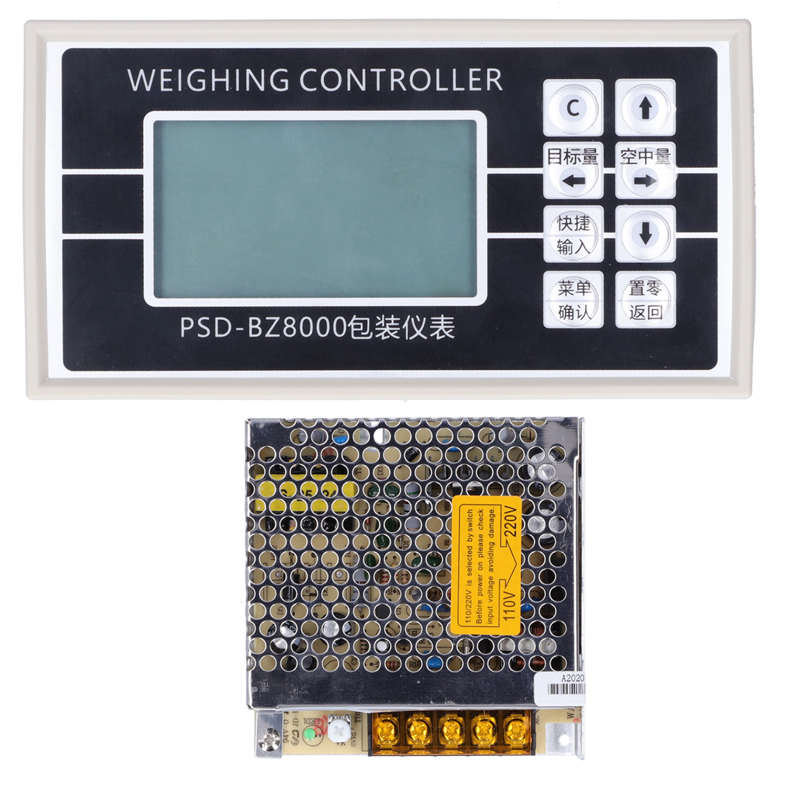 Wiege- Und Dosiersteuerung Mit Lcd-digitalanzeige Und Netzteil Psd-bz8000 Dc24v