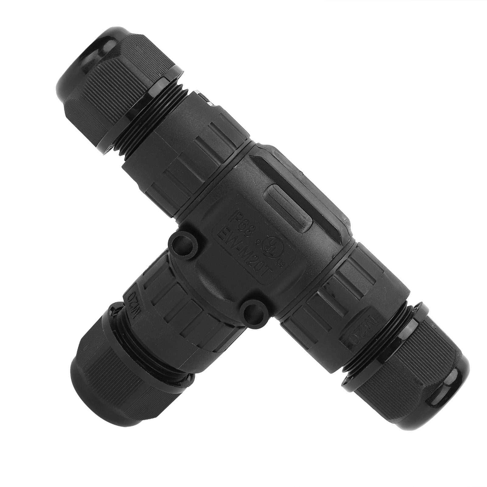 Wasserdichter Steckverbinder Für Elektronische Außenkabel, 3-polig, Ip68, M20t-3p, 9–12 Mm