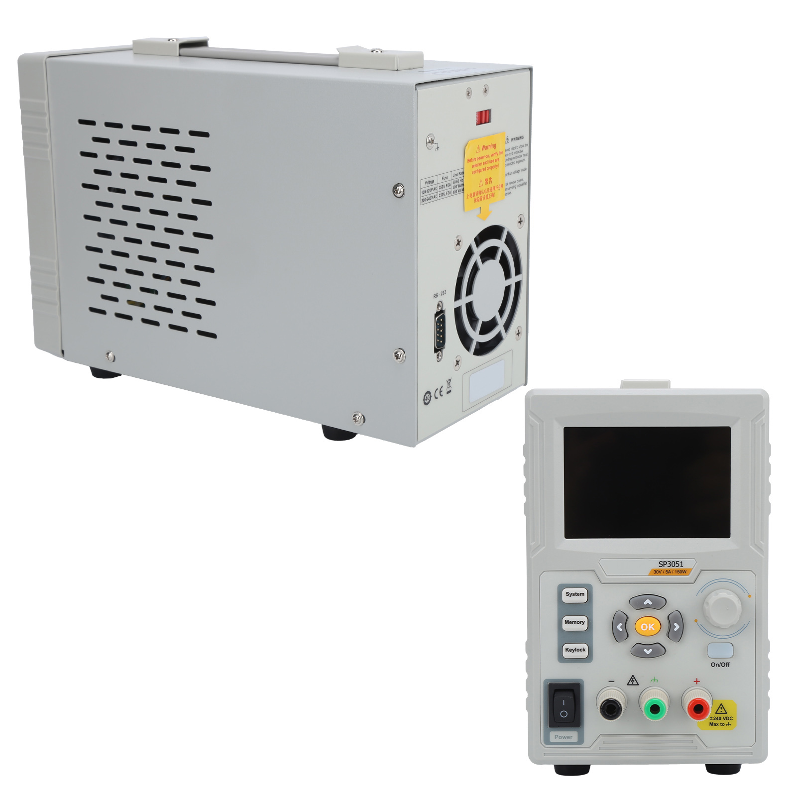 Sp3051 Digitales Einkanal-netzteil Mit Variabler Spannung/stromstärke Für Die Reparatur Von Mobiltelefonen, Wechselstrom 110–240 V, Eu-stecker