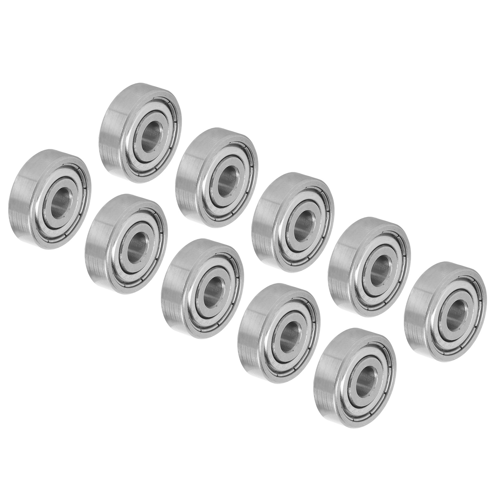 10 Stück Geräuschlose Kugellager-edelstahl-longboard-rollen-zubehörteile S625z