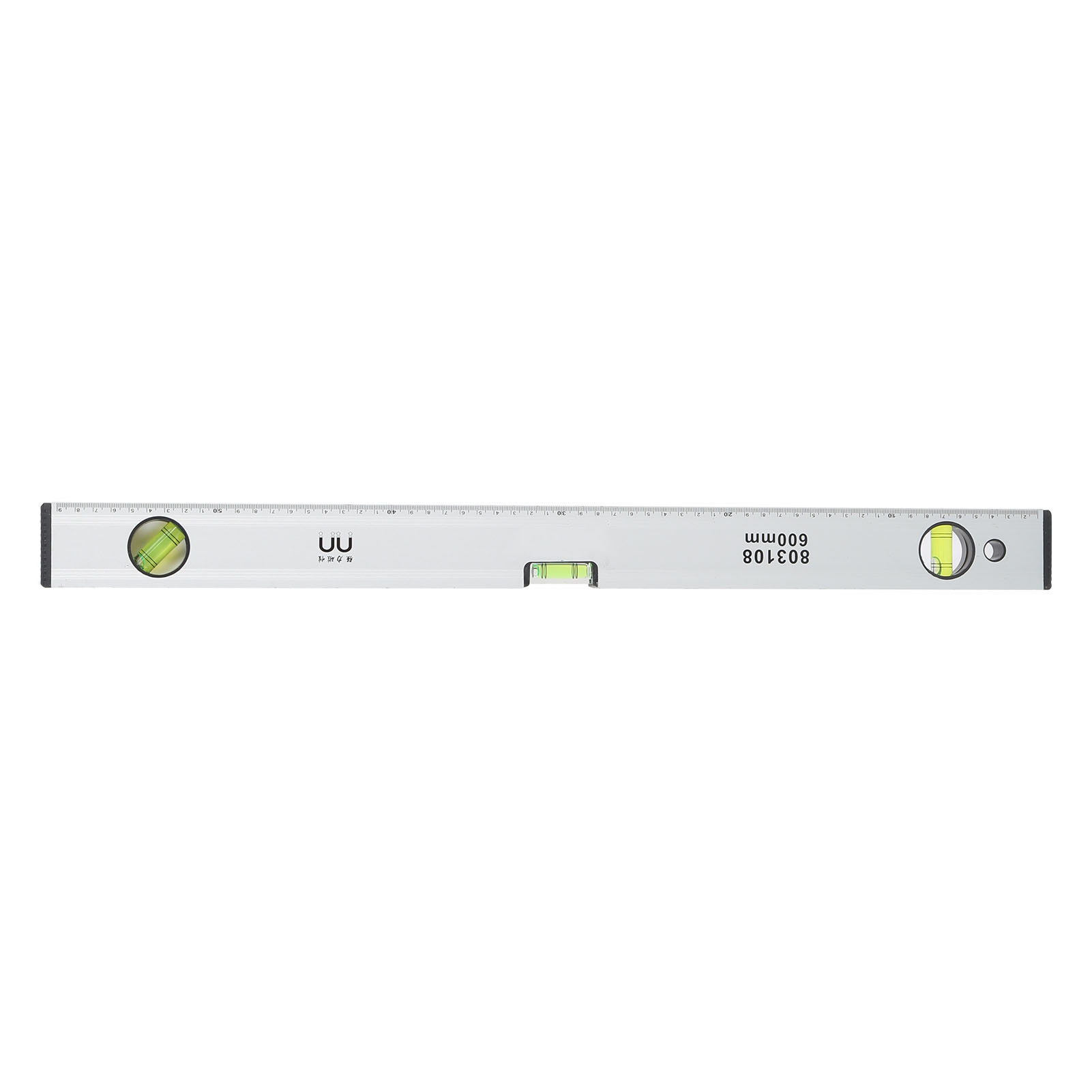 Magnetische Wasserwaage Aus Aluminiumlegierung, Multifunktions-nivellierinstrument (600 Mm)