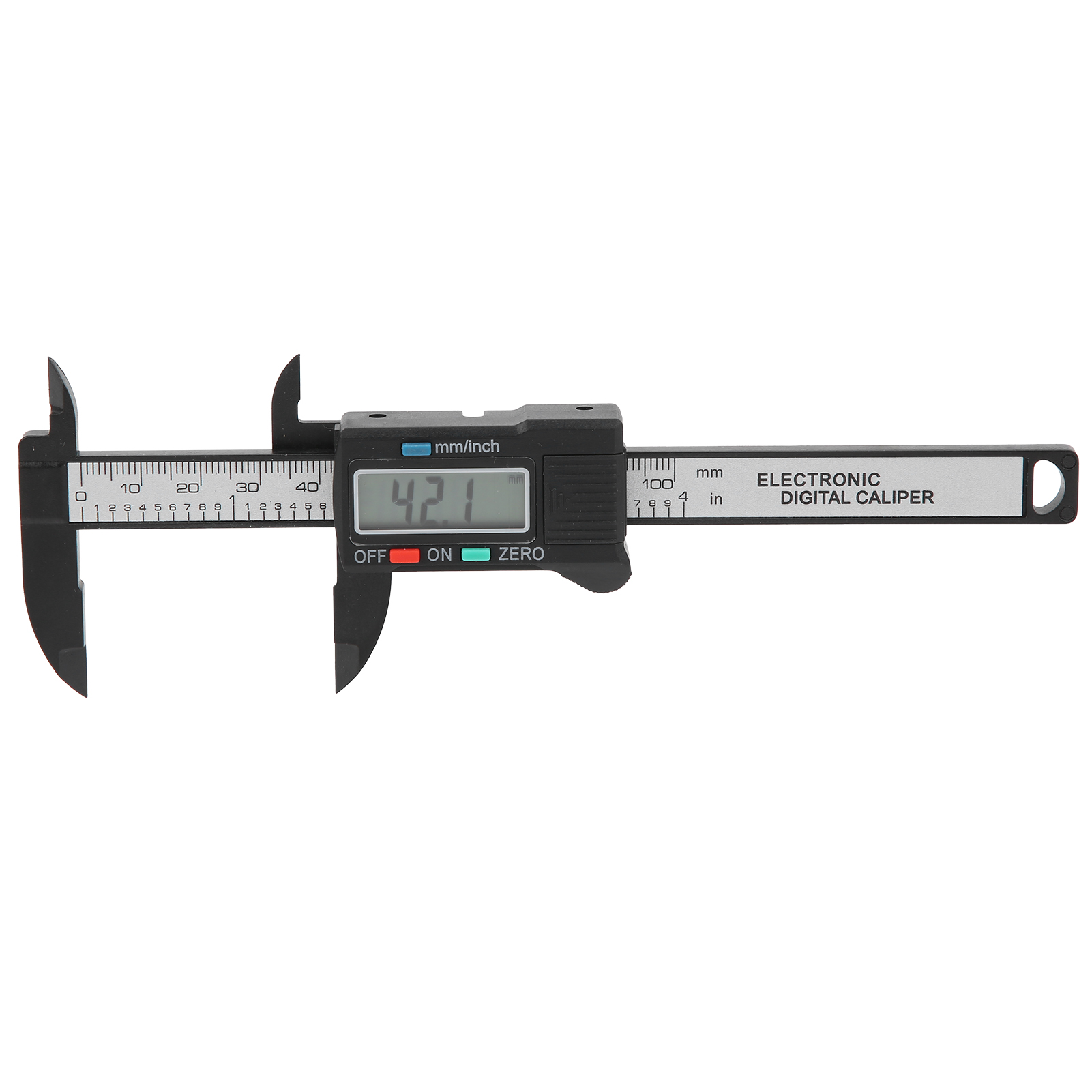 Digitaler Lcd-messschieber Mit Hoher Genauigkeit, Gehäuse Aus Kunststoff Und Kohlefaser, Nonius-skala 0–100 Mm