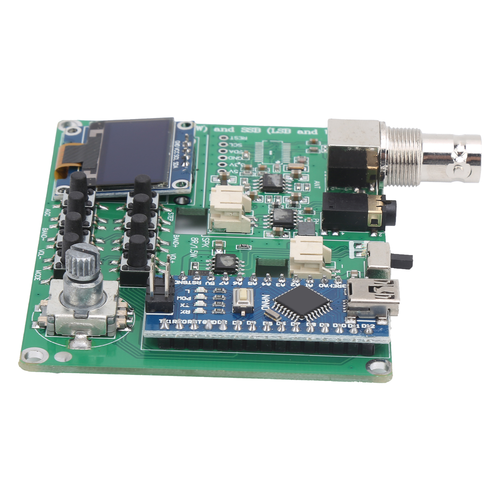 Funkmodul Mit Usb-anschluss, 3,5-mm-klinkenstecker (3,6 V) Und Bnc-antennenanschluss, Unterstützt Mehrere Breitbandfilter