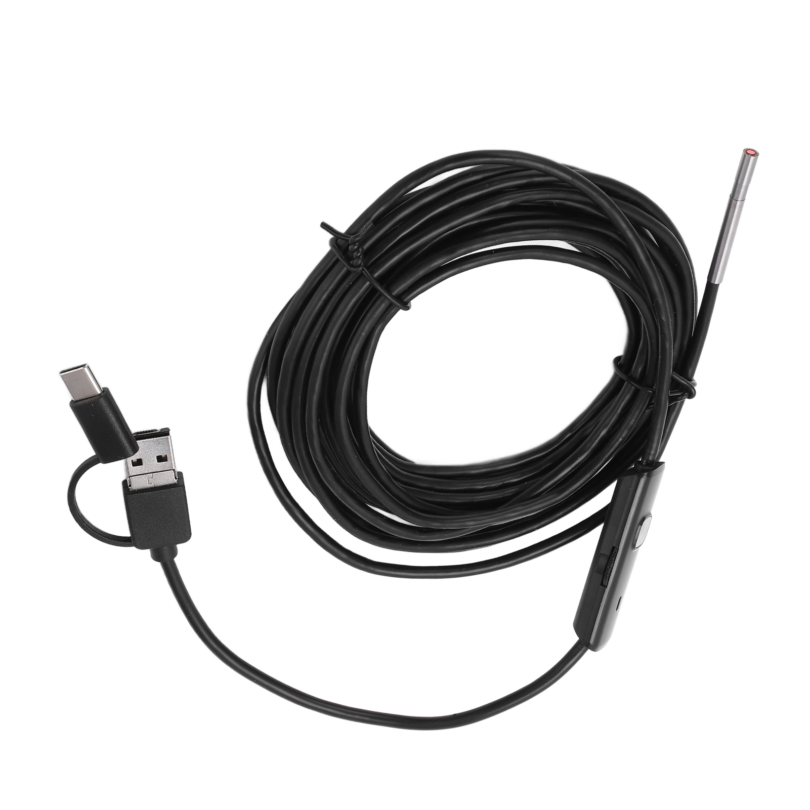 An100‑3.9 3,9-mm-endoskop-inspektionskamera Mit Hoher Auflösung, Led-boreskop Für Pipelines, Mobiltelefone, Für Die Automobilindustrie, Starrer Draht, 1 M / 3,3 Fuß