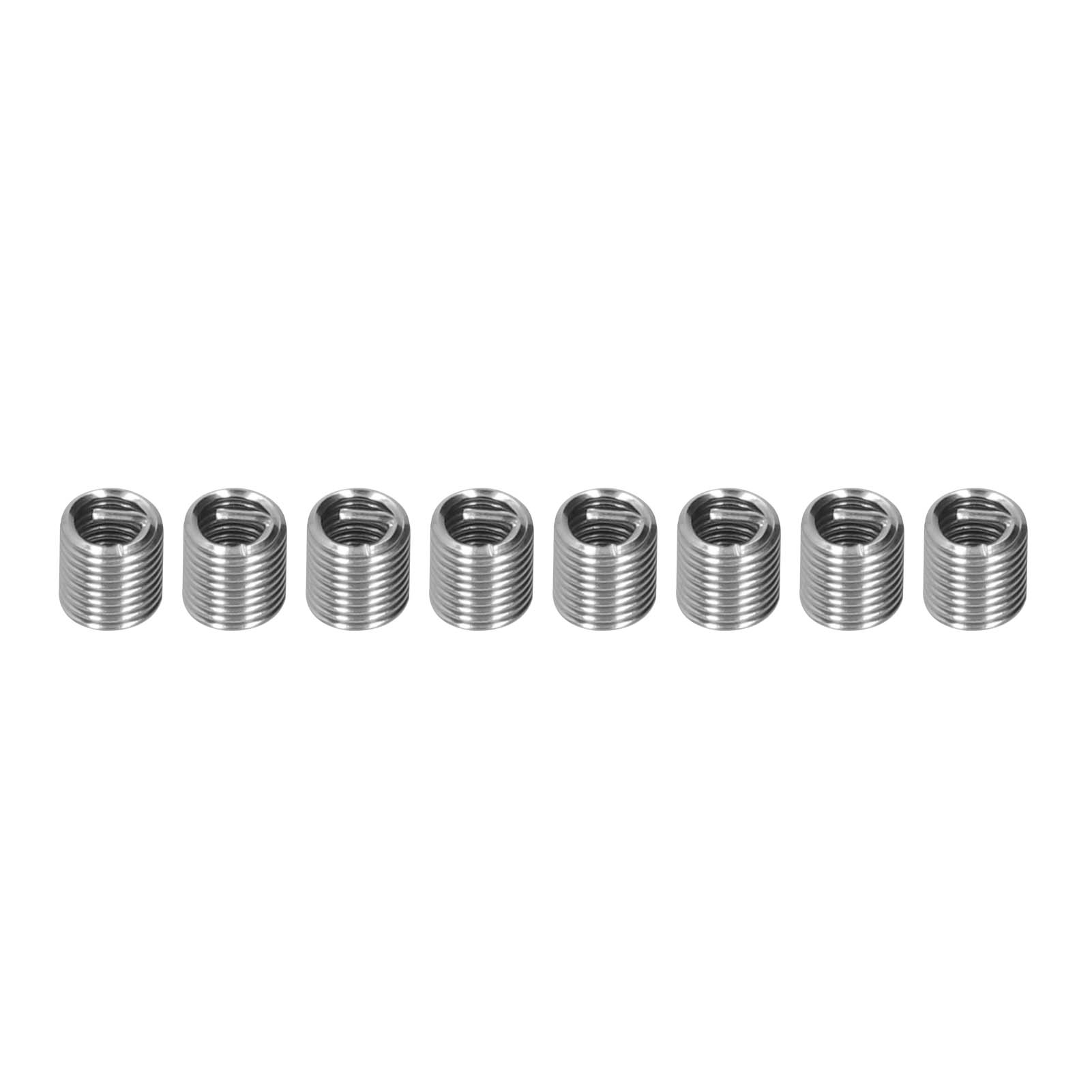 100 Stück Gewindeeinsätze, Reduziermuttern-reparaturwerkzeug, Edelstahl, M6x12d