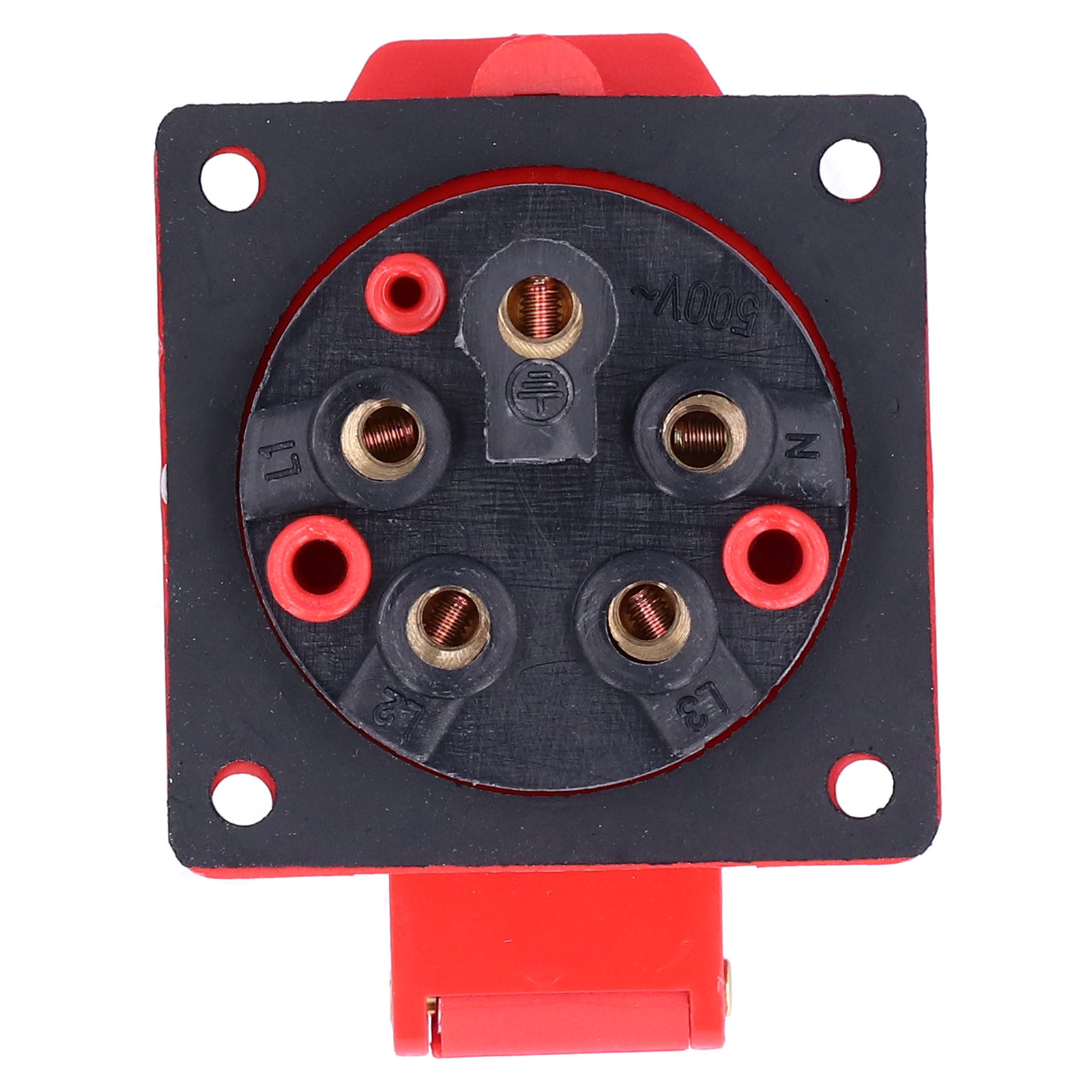 Industrielle 5-polige 3-phasen-steckdose, Wasserdicht, Unterputzmontage, 32 A, 220–380 V/240–415 V