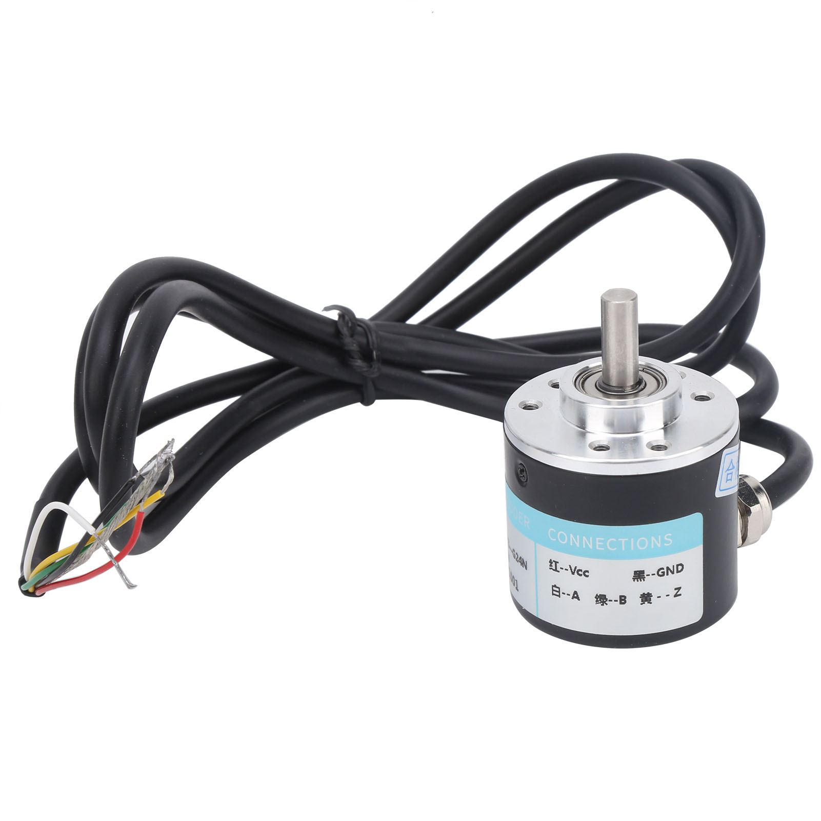 Abz-encoder-inkremental-drehstrommotor Mit 6-mm-vollwelle Und Getriebe (dc5-24vc38s6g5-300z)