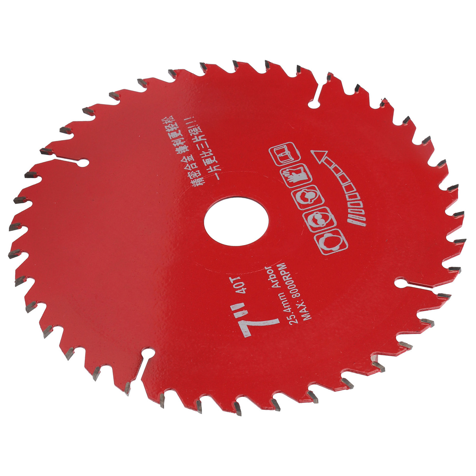 Kreissägeblatt Aus Hartmetall Für Holzbearbeitung, Trennscheibe Aus Legiertem Stahl, 7x40t